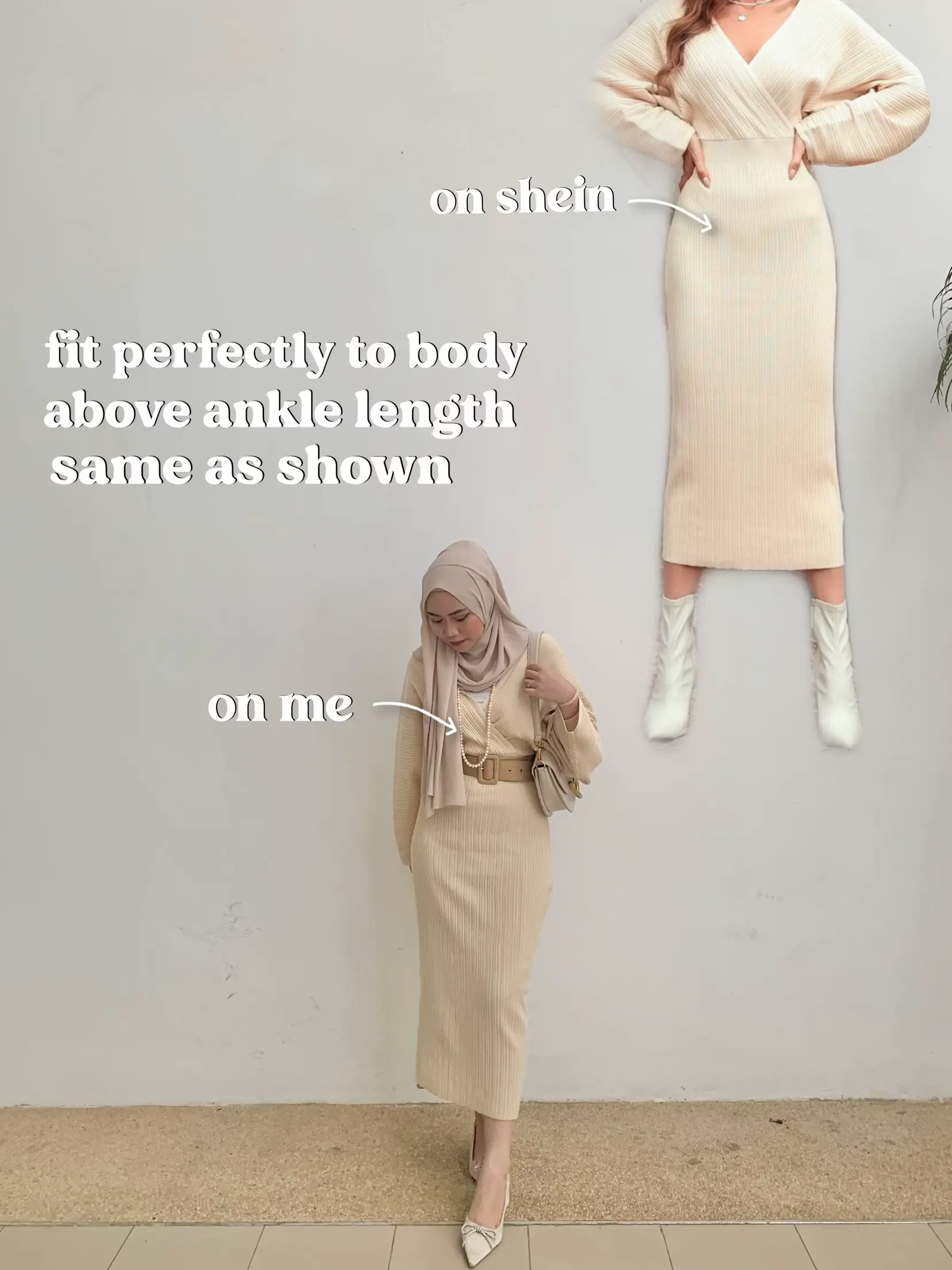 On Shein VS On Me Hijabi Outfits🤍's images(1)