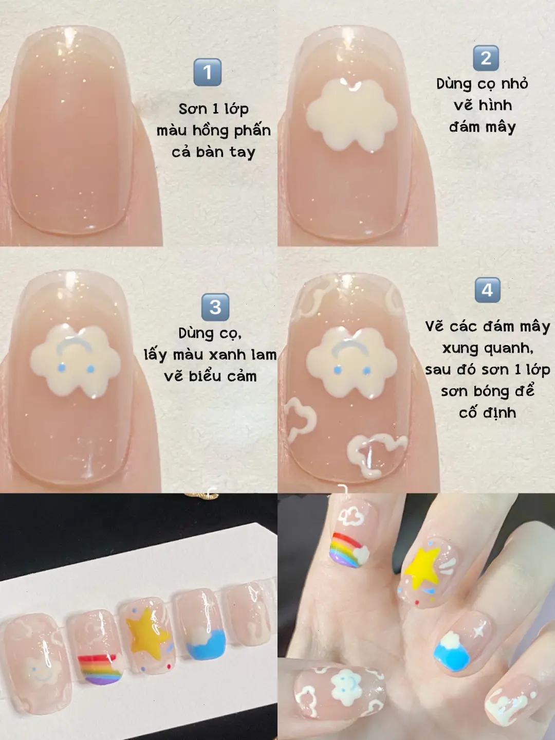 100+ Mẫu Nail Cầu Vồng Đẹp Lung Linh, Cute Hết Nấc | Bộ sưu tập do ...