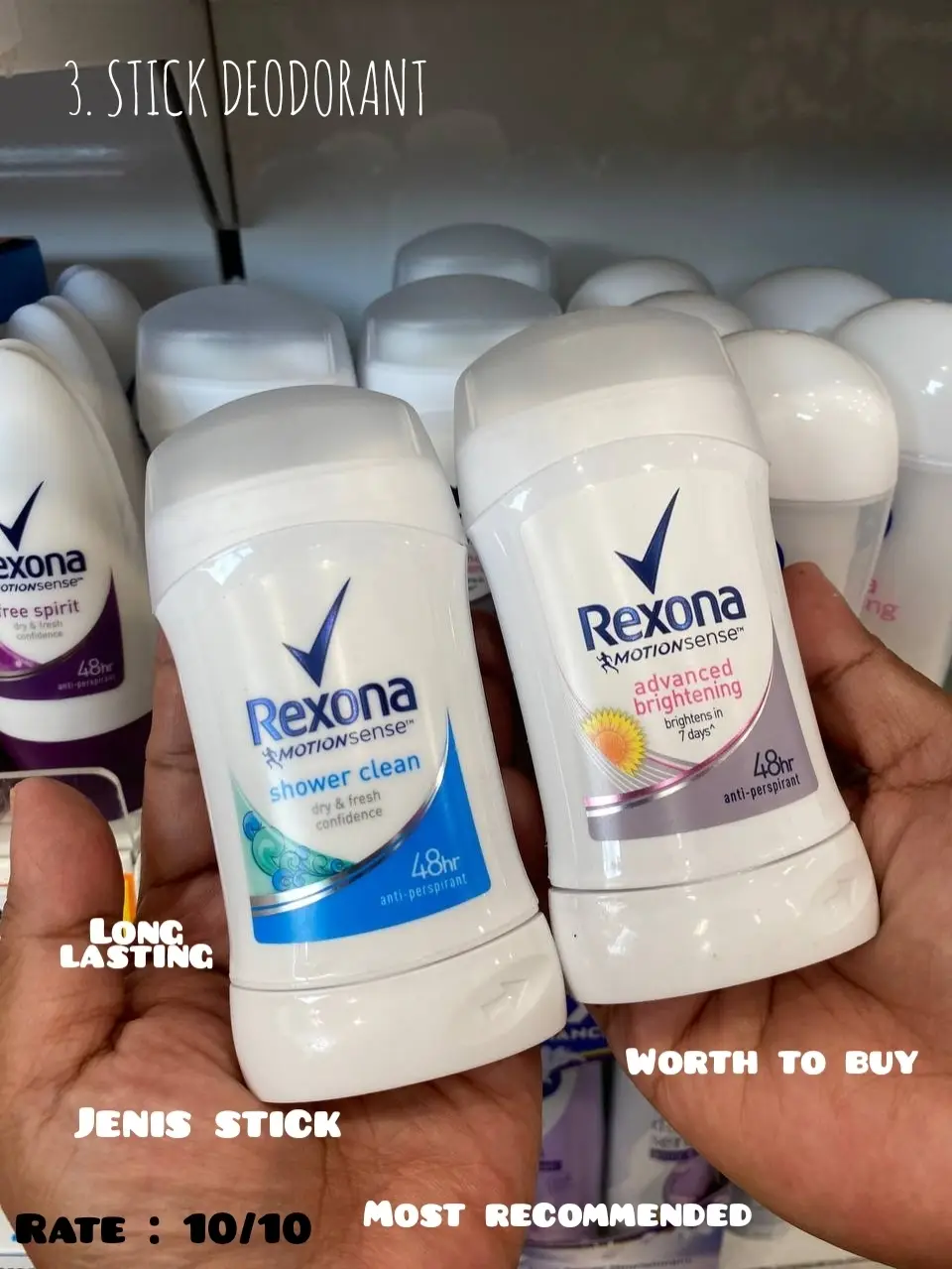 Rexona Advanced Brightening Stick