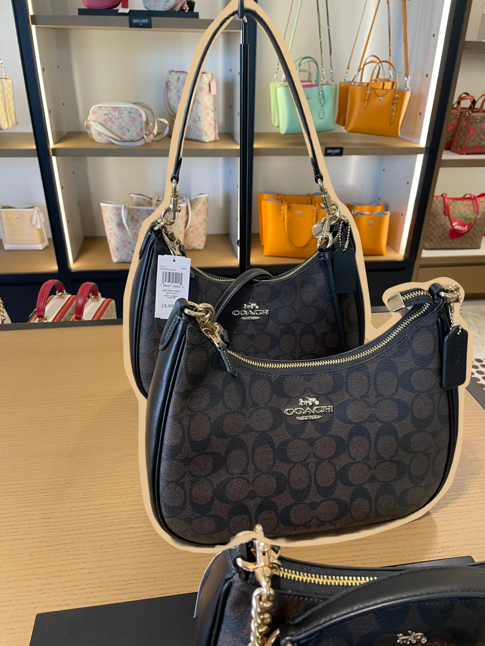 Coach Teri Shoulder Bag With Strap Extender From
