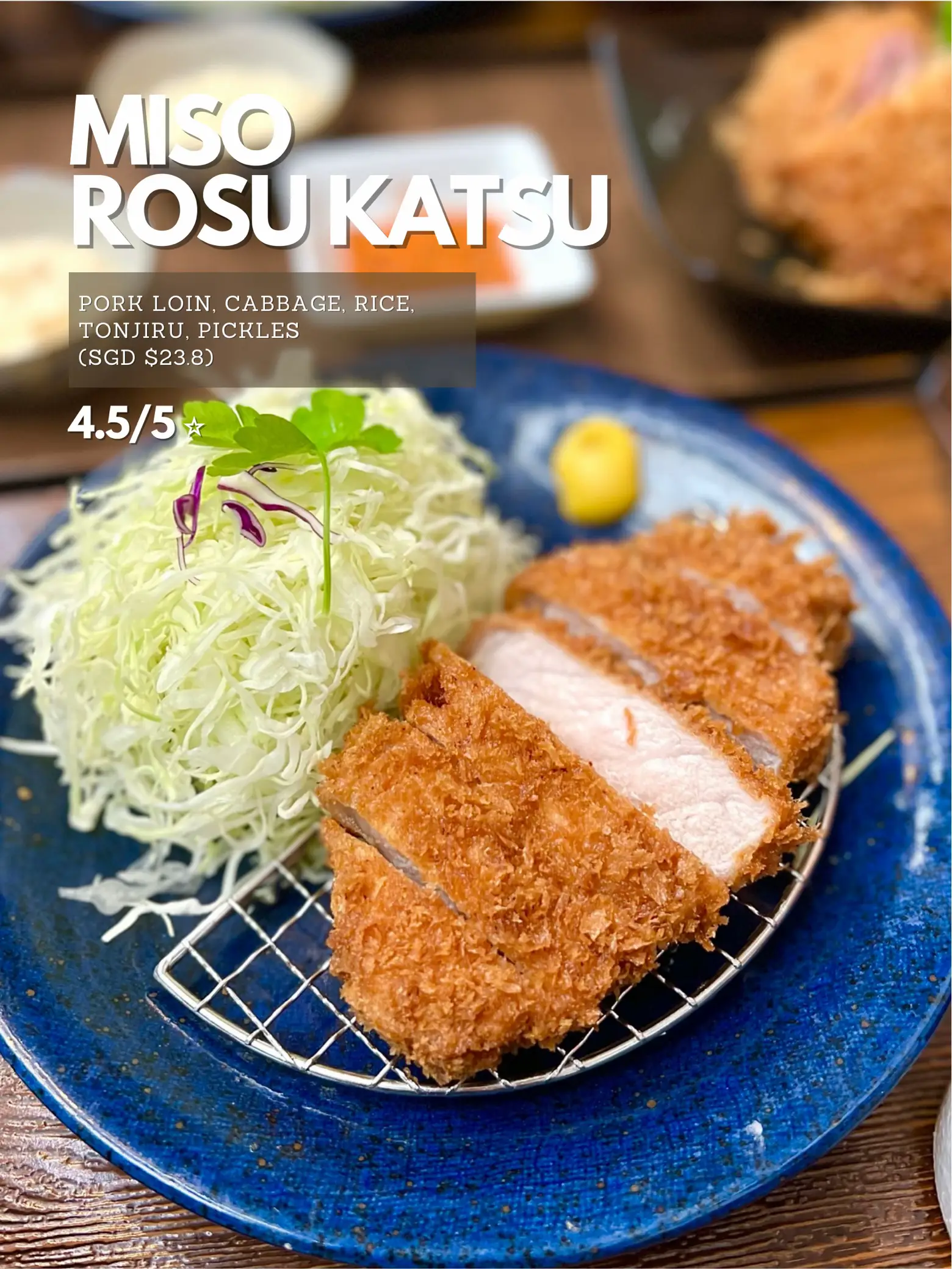 WHAT I ATE FOR LUNCH IN SG TONKATSU BY MA MAISON Galeri diposting