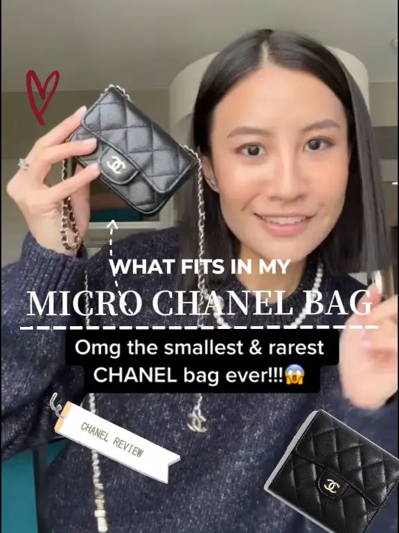 MICRO CHANEL BAG😱 smallest Chanel bag ever unbox, Video published by Savi  Chow