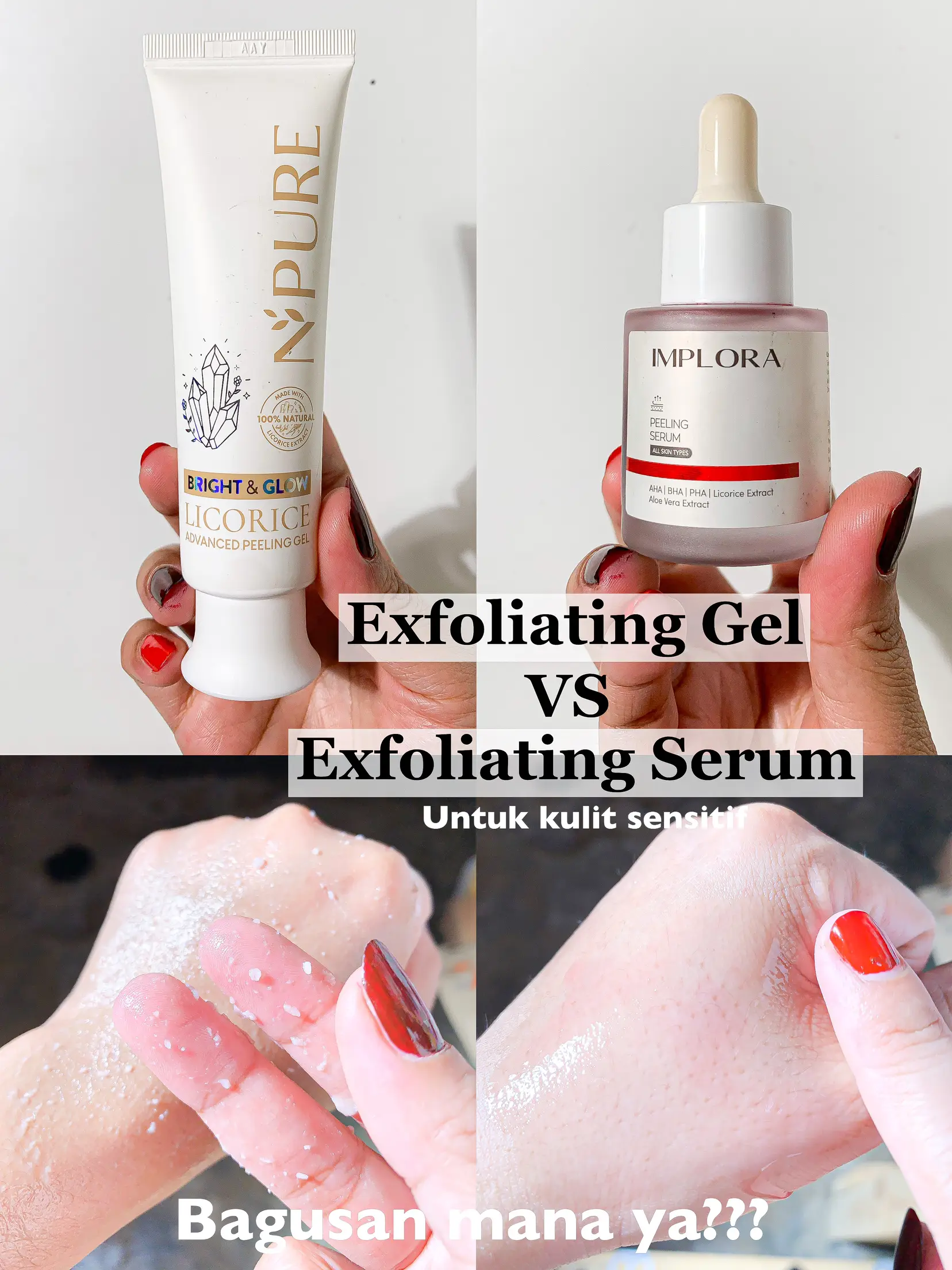 Exfoliating Gel VS Exfoliating Serum, bagusan mana Galeri disiarkan