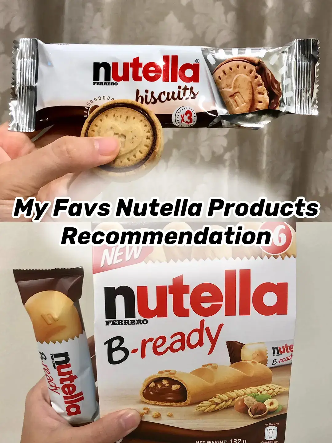 Nutella B-Ready and Nutella Biscuits