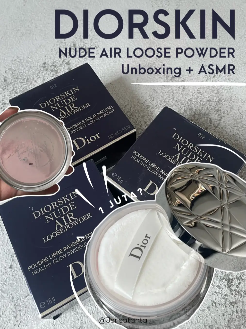 Diorskin Nude Air Loose Powder (Unboxing + ASMR) | Article posted
