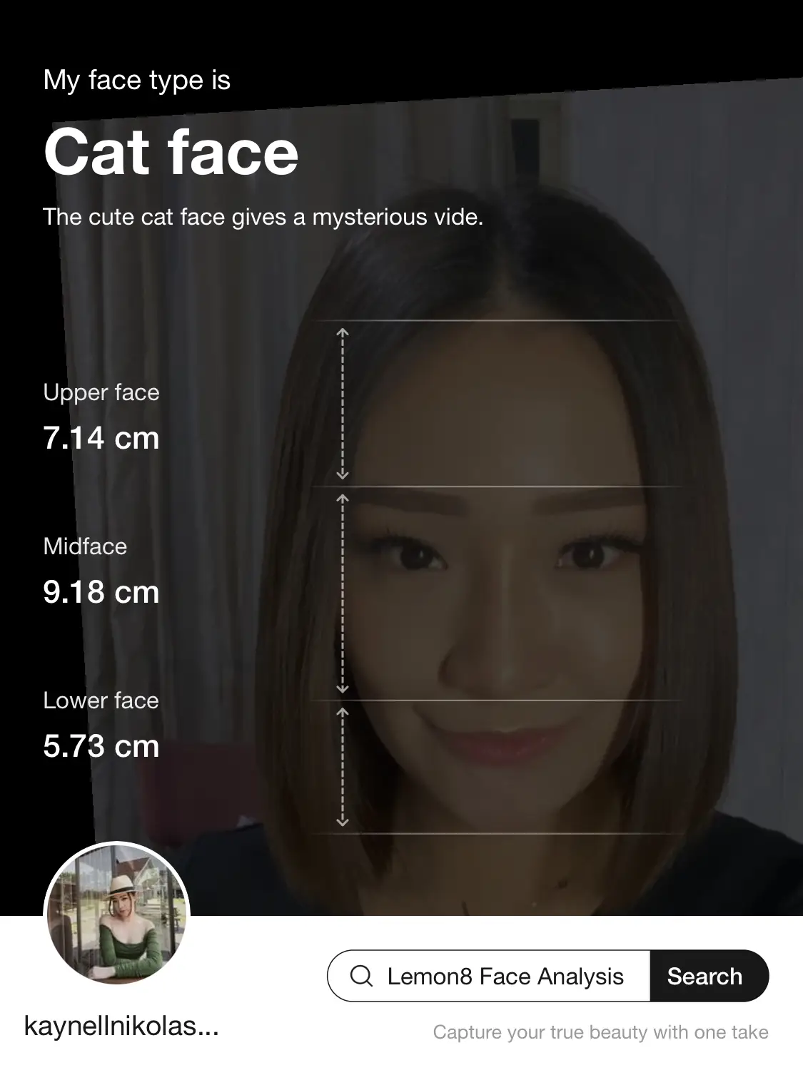 Face Analysis Report Carian Lemon8