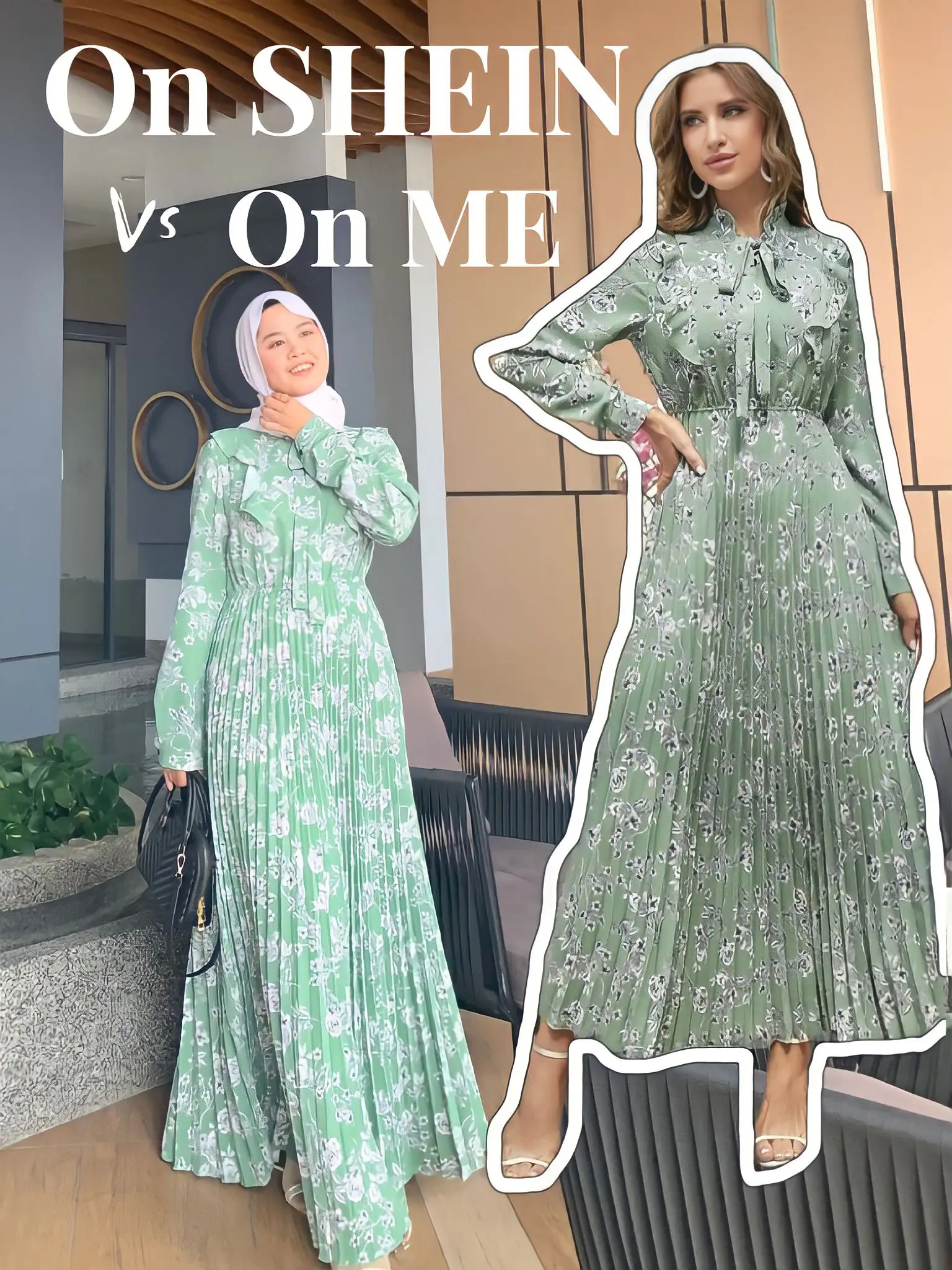 On Shein VS On Me Hijabi Outfits🤍