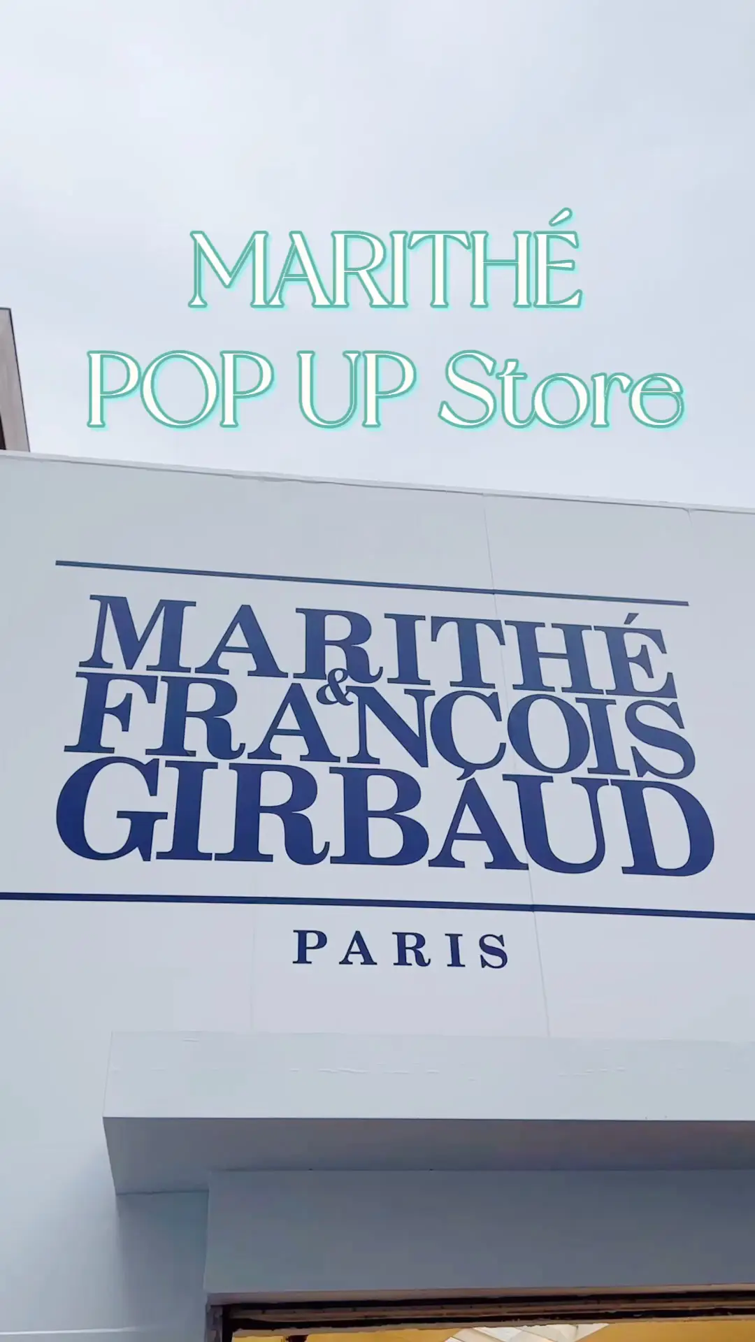 Marithé POP-UP STORE🩵, Video published by specialnice