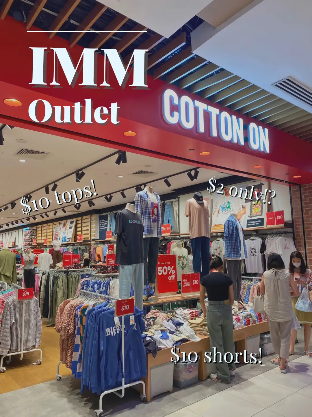 50% OFF at IMM Cotton On Outlet 🔥💵's images