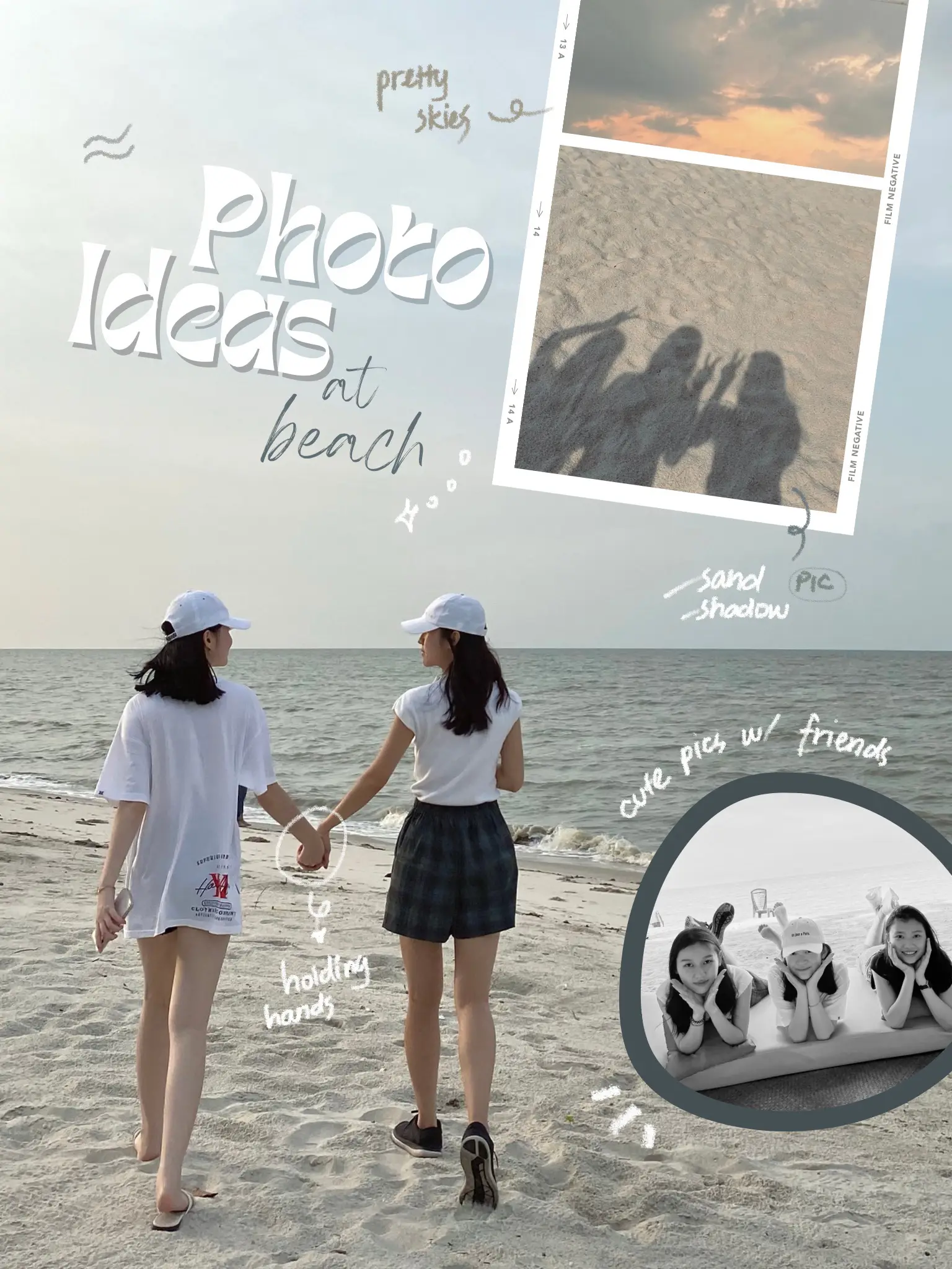 beach photoshoot ideas for friends