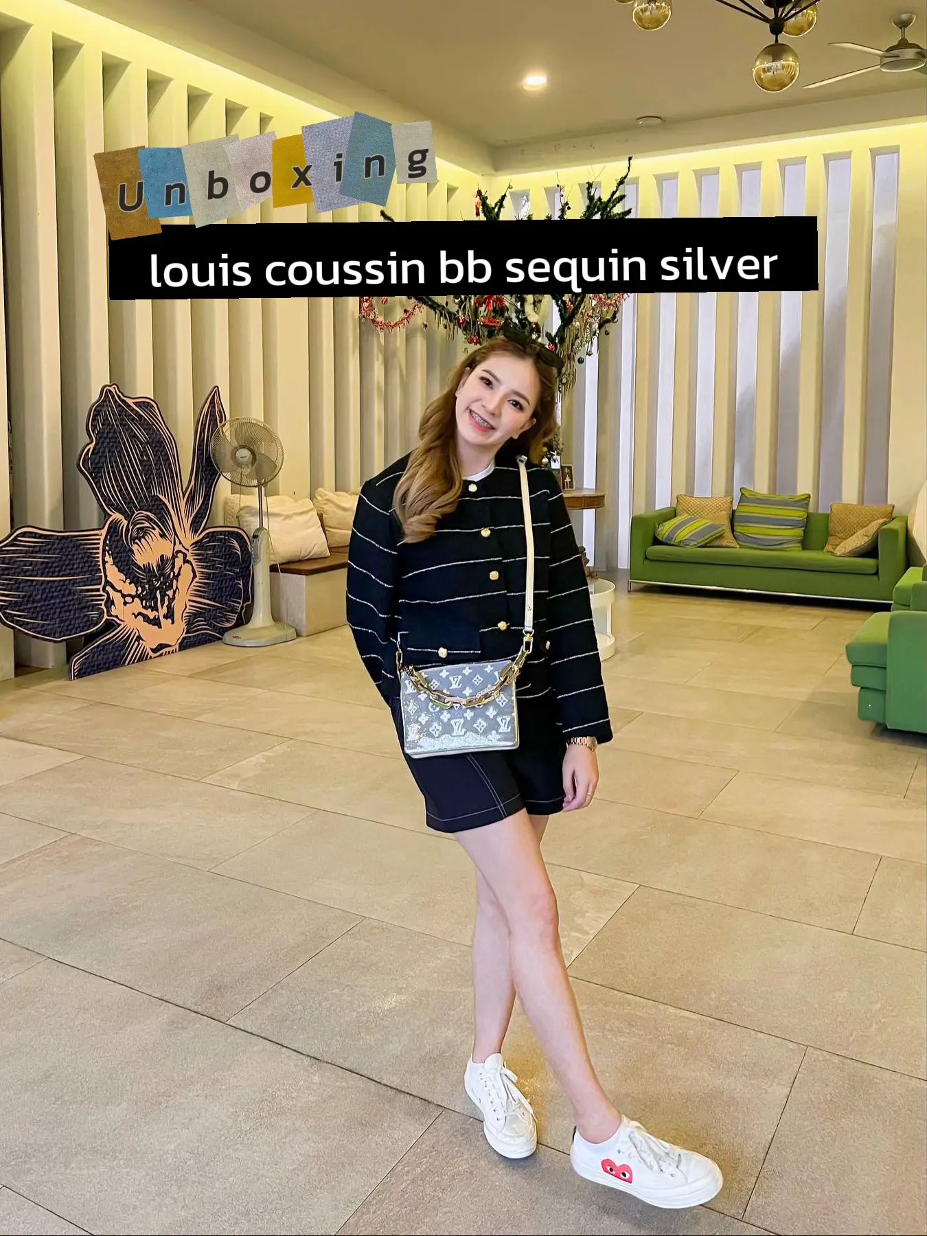 Unboxing louis coussin bb sequin silver✨, Video published by ggginging