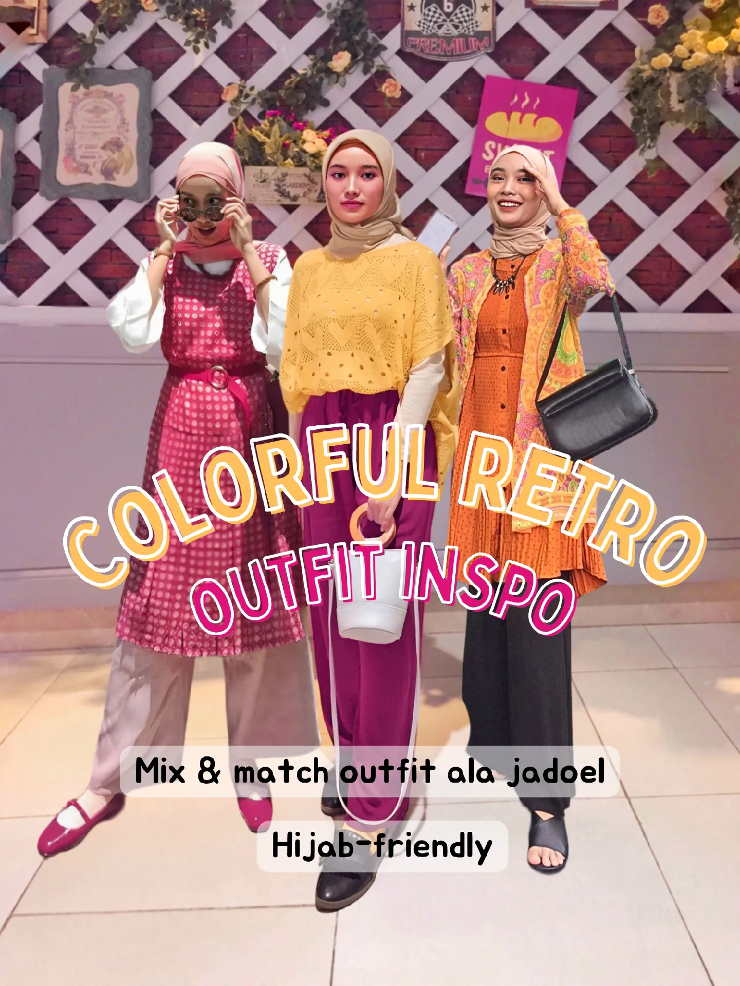 COLORFUL RETRO ALA HIJABERS Galeri diposting oleh Galuh