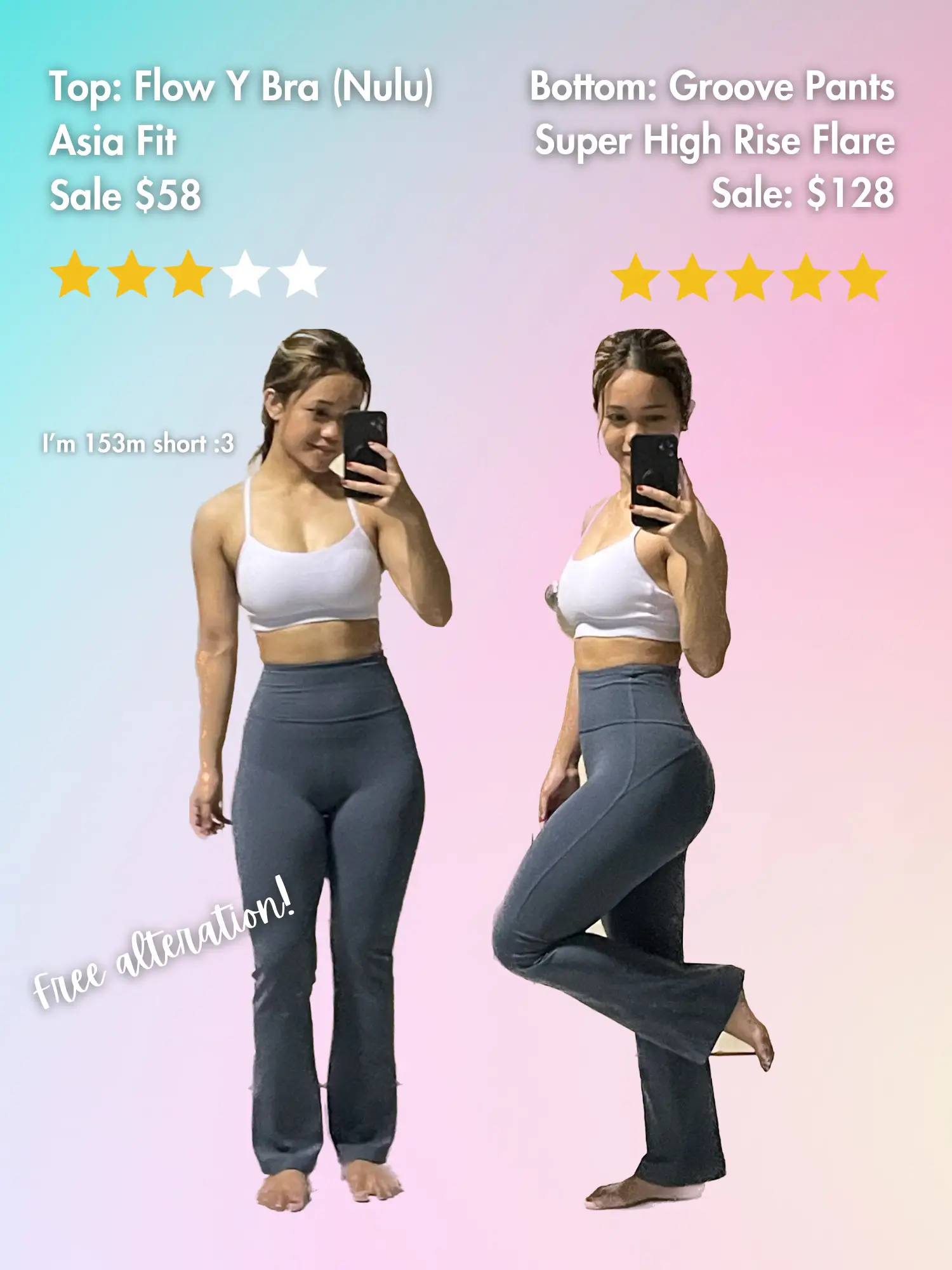 Lululemon Try On HAUL + Review - ASIA FIT VS REGULAR FIT 