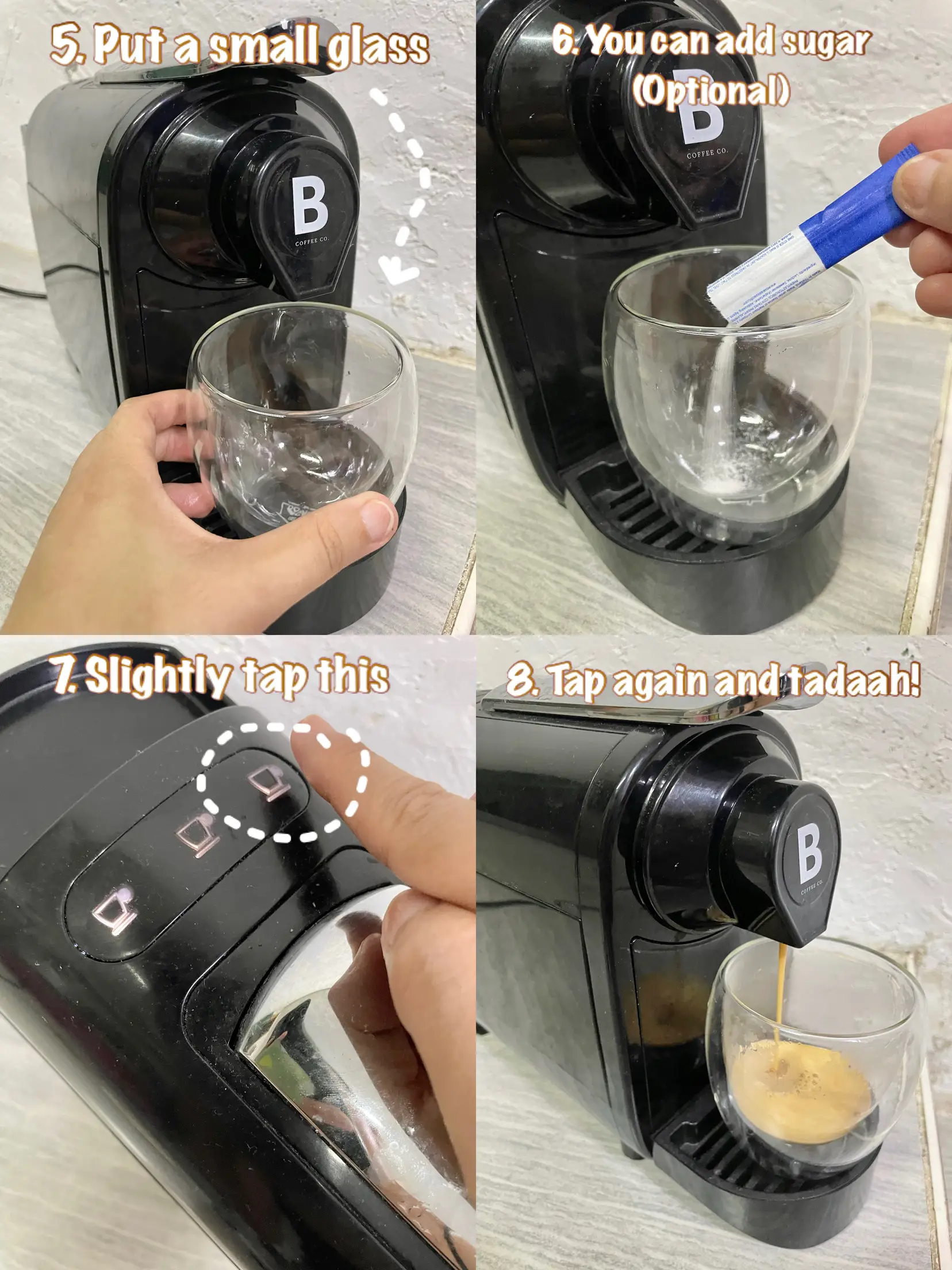 Making a True Americano Coffee with Single-Serve Pod Machine from Bruvi ☕️  