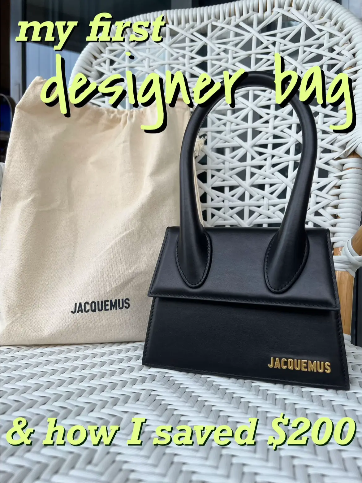 My first designer bag hot sale