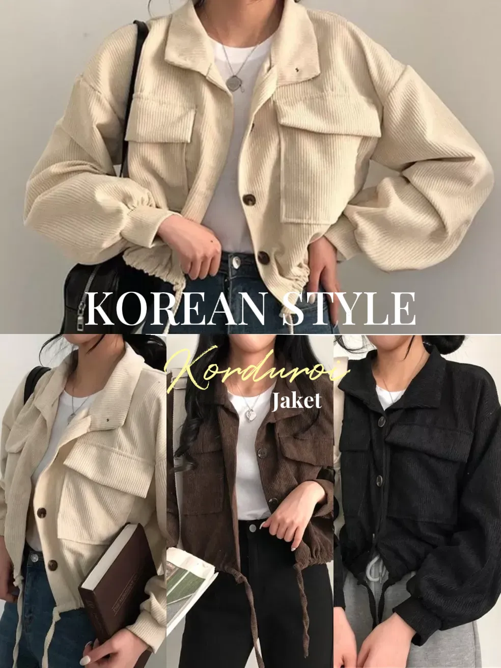 Jaket hot sale korea style