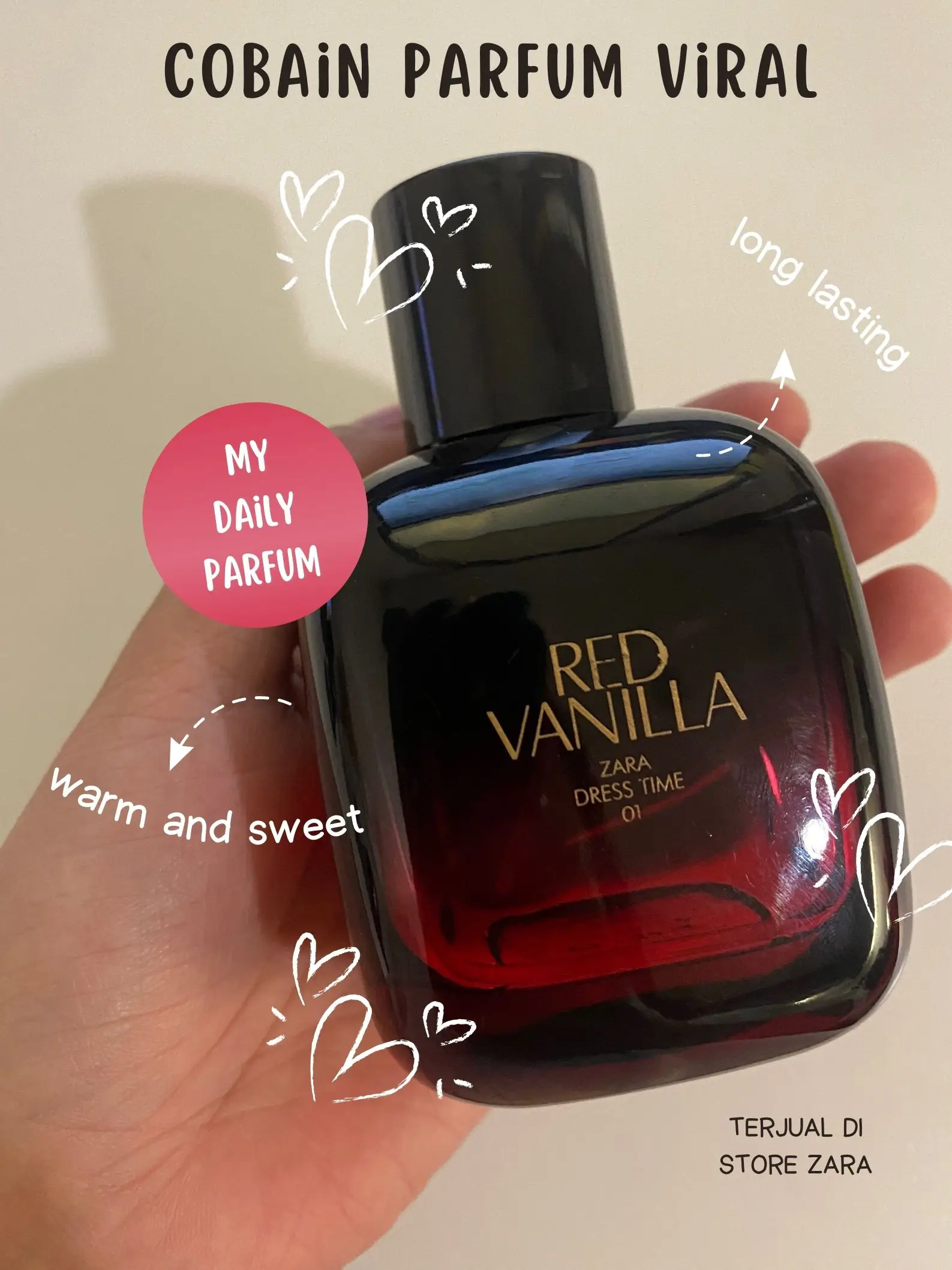 Parfum red vanilla discount zara