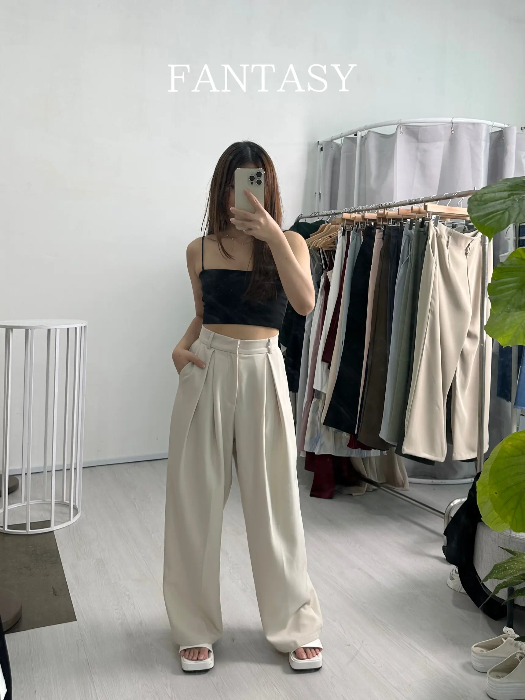 High Waisted Wide Leg Dress Pants - The Untidy Closet  High waist outfits,  Wide leg pants outfit, Khaki pants outfit women