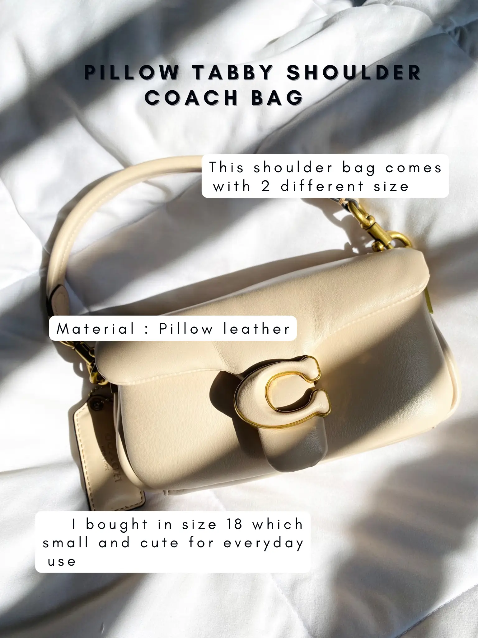 Coach Pillow Tabby 18 Bag Review - Ella Pretty Blog