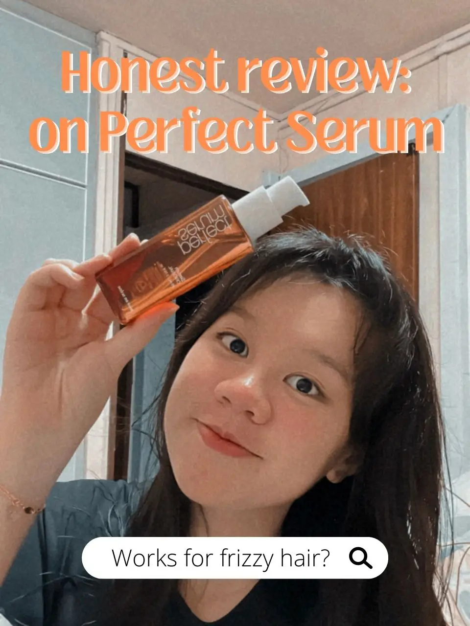 frizzyhair 👩🏻‍  | DOES PERFECT SERUM WORKS? 🧐 | Joeyが投稿した