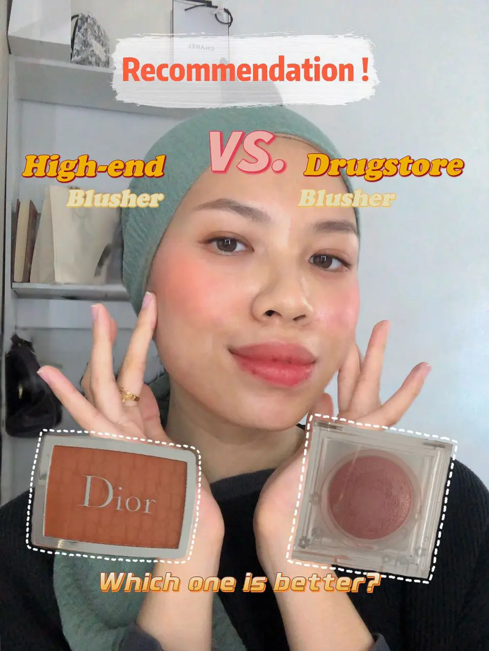HIGH-END BLUSH VS DRUGSTORE BLUSH 🤔, Gallery posted by aliahjennie