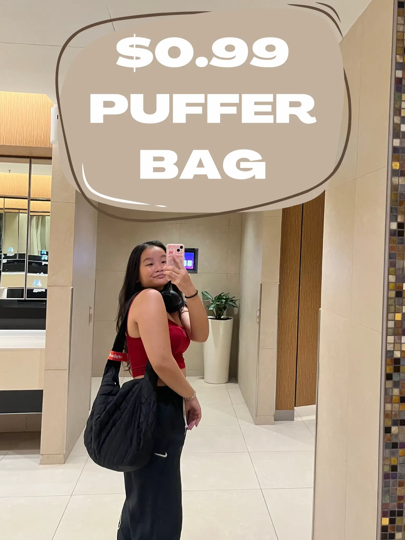 this puffer bag is only $0.99? | a must cop👛💗's images(0)