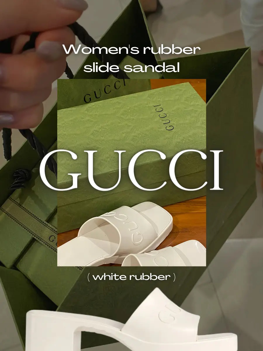 Gucci hot sale plastic shoes