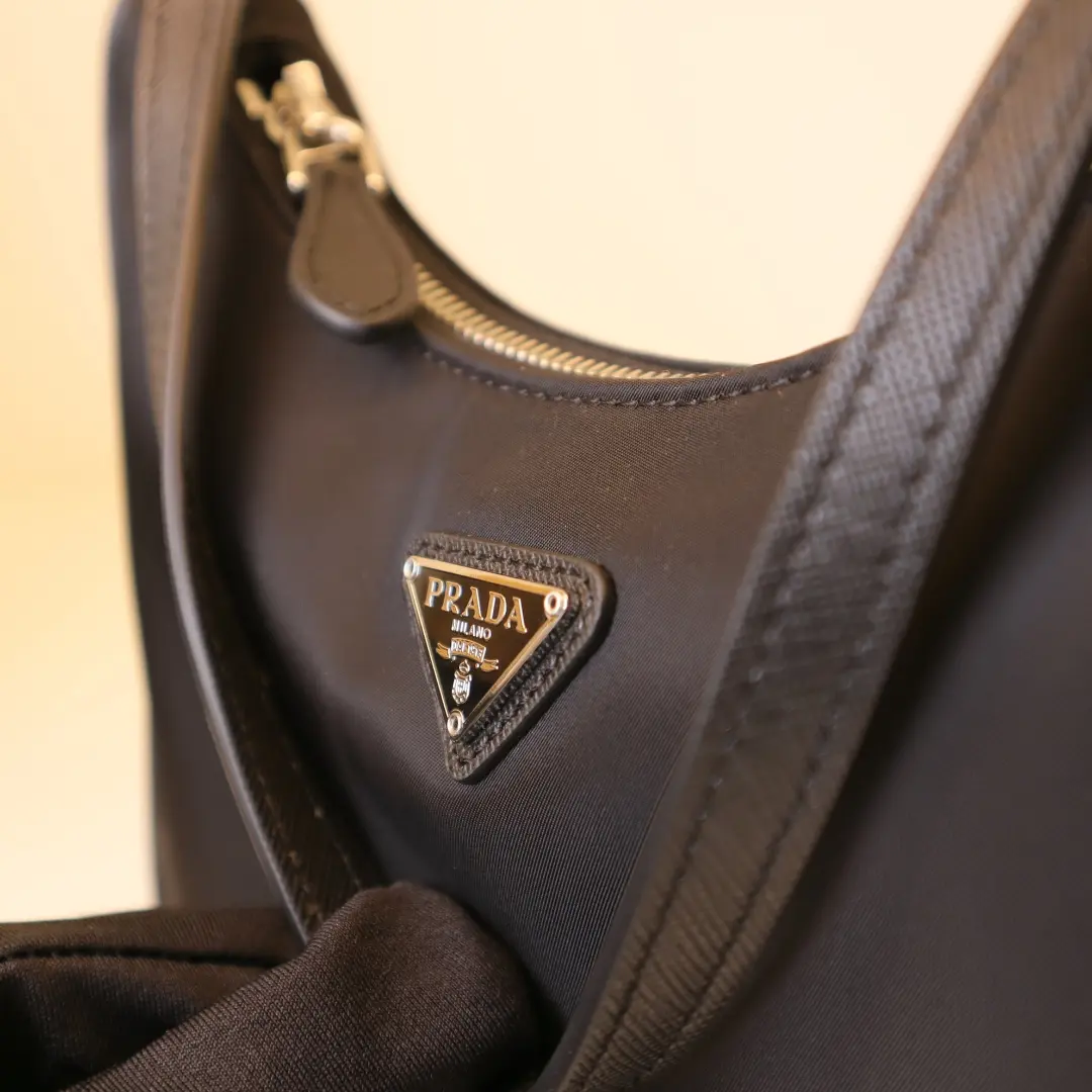 Prada Re-Nylon Mini Pouch-Bag Charm For Sale at 1stDibs