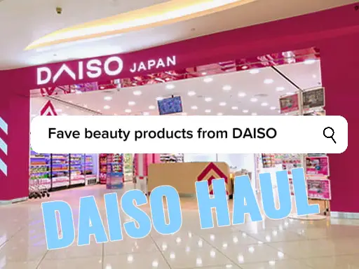 I try $2 Daiso beauty products and these items are definitely