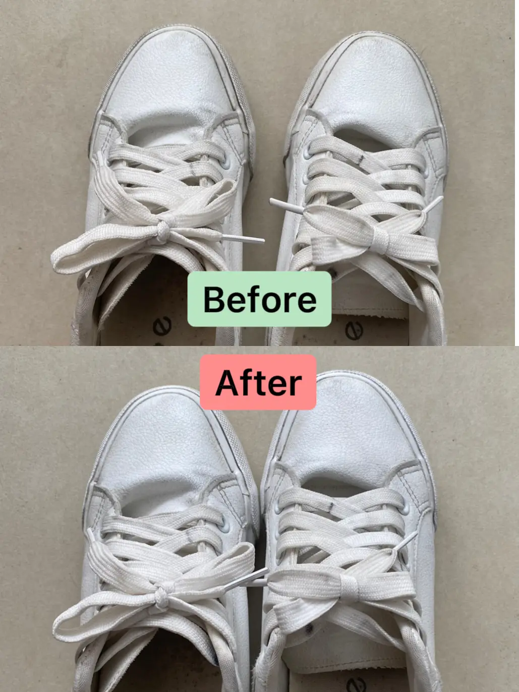 how to whiten your white sneakers 👟