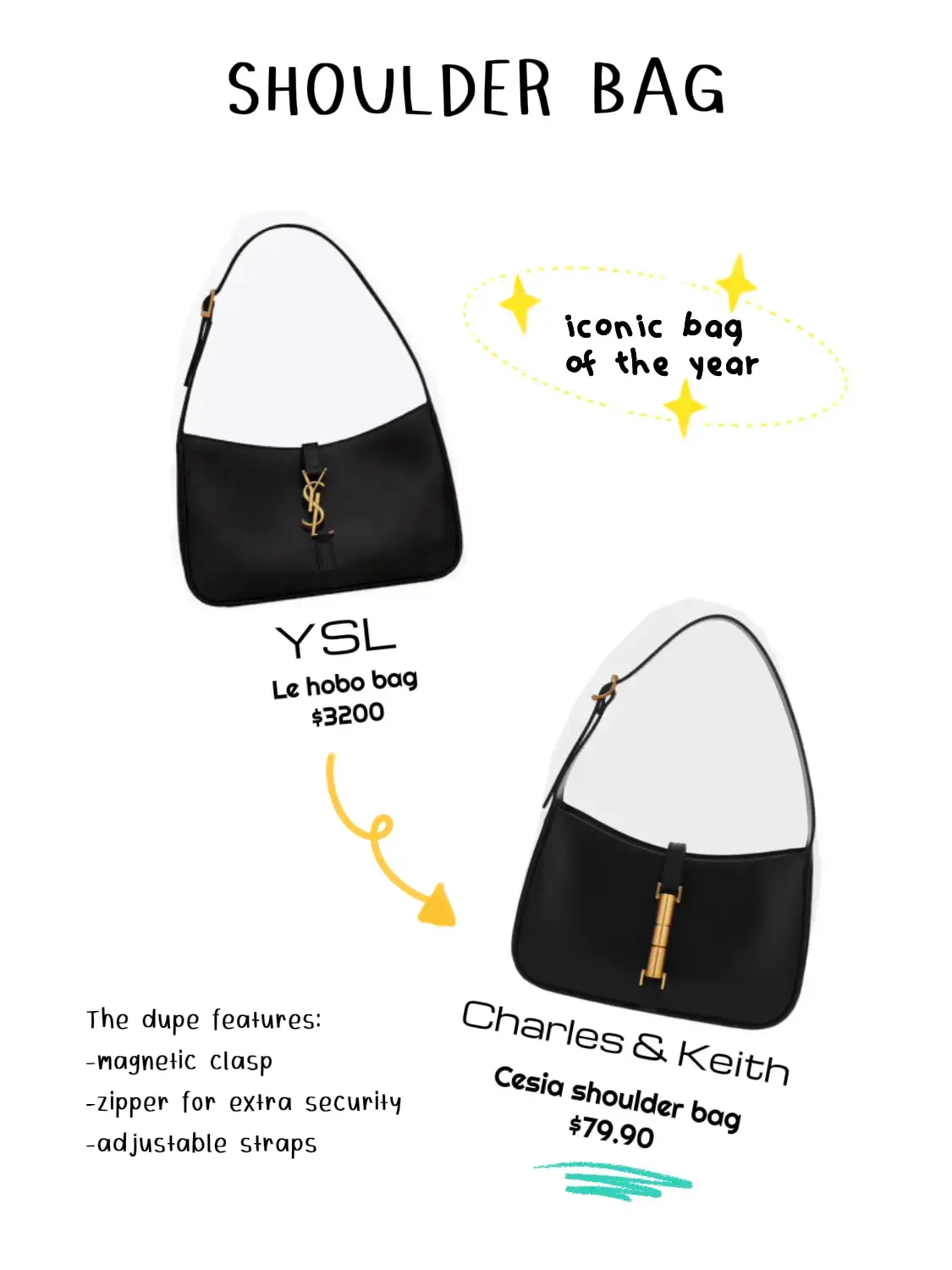 Shimmery designer bags 😍 Saint - Sassy classy aesthetic
