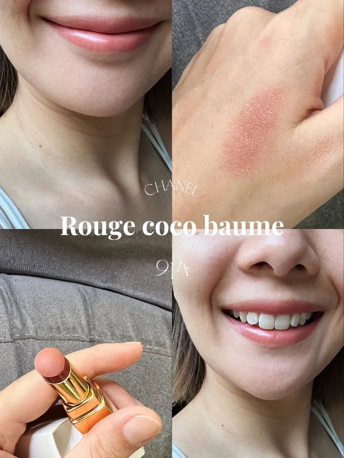 Chanel Lip Balm Model Hit Rouge coco baume color 914
