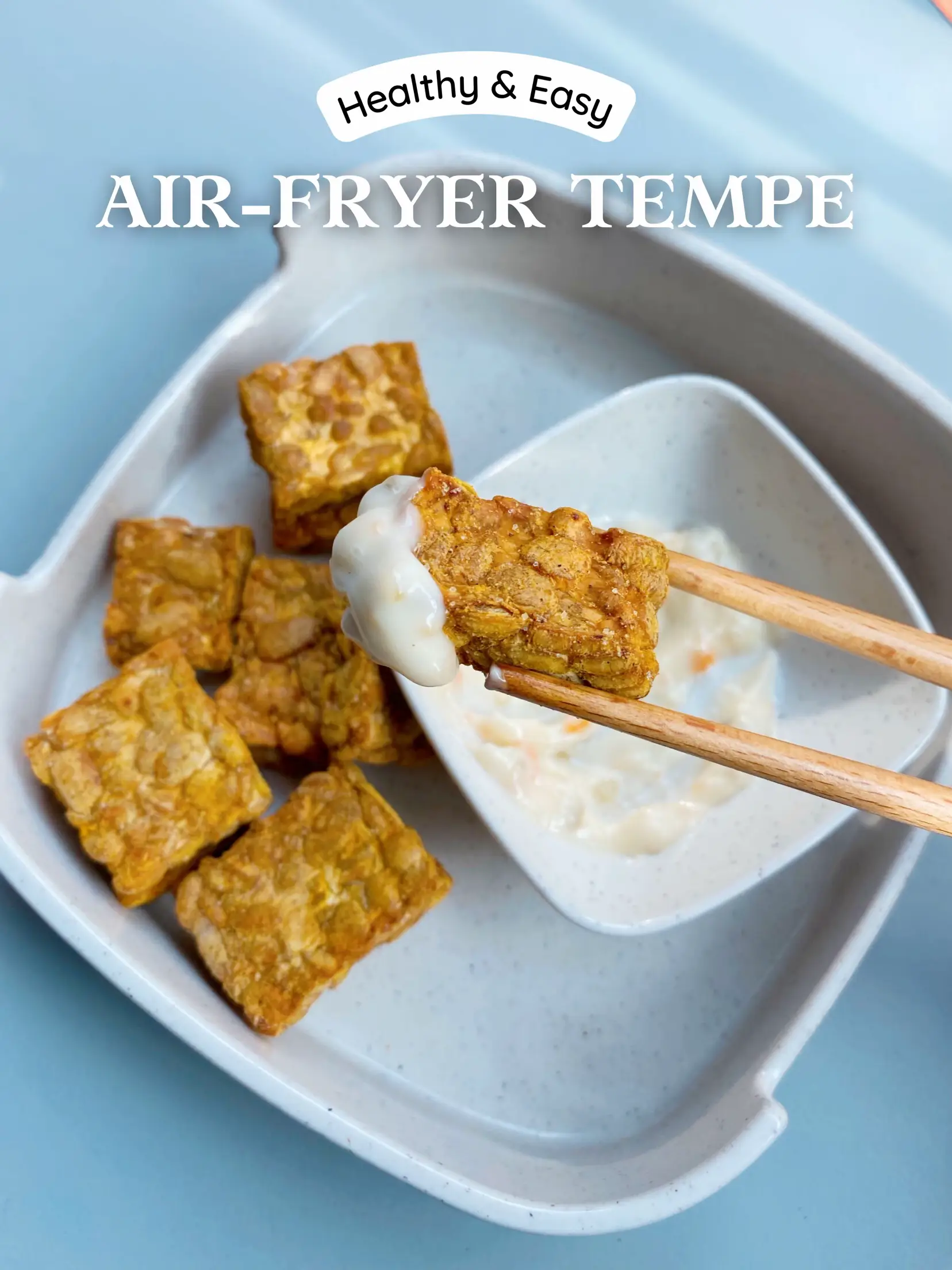 Crispy Air Fryer Tempeh (Easy and Healthy!)