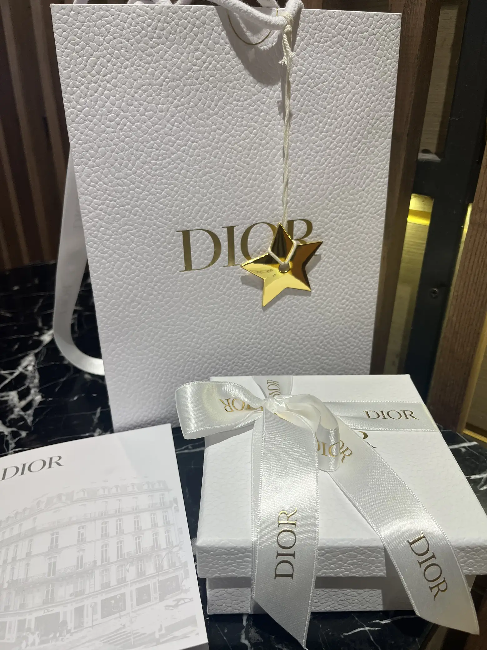 箱、リボン付き財布♡ ♡DIOR saddle ギフトセット