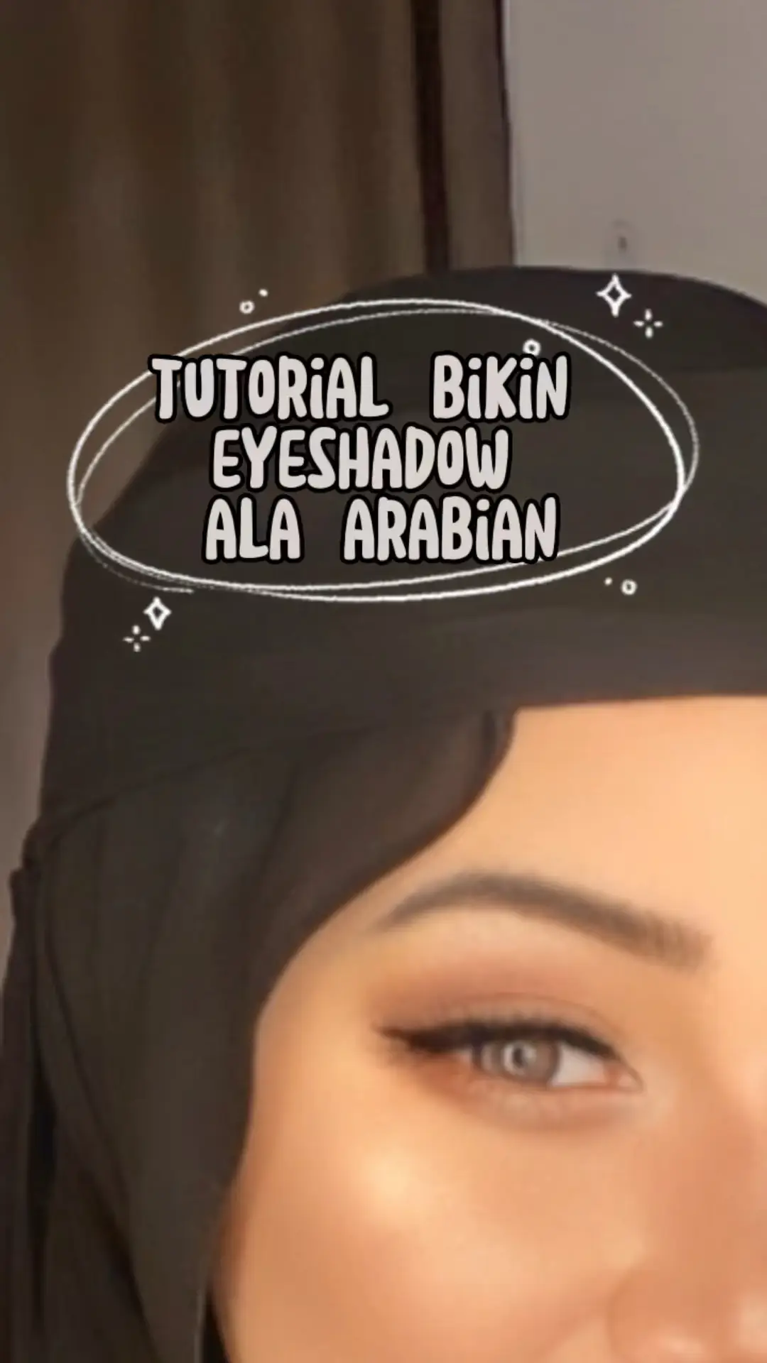 Tutorial Bikin Eyeshadow Ala Arabian