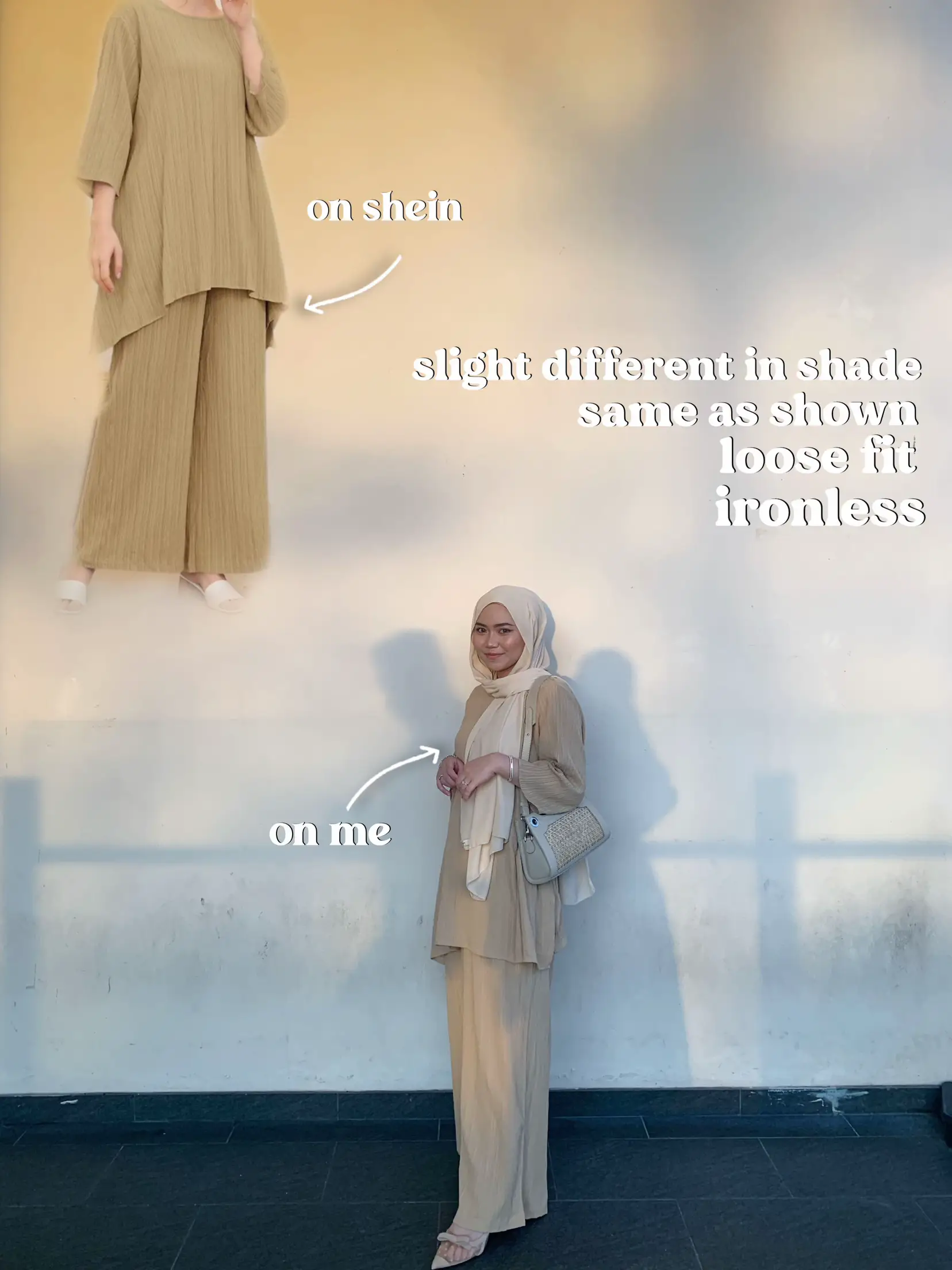 On Shein VS On Me Hijabi Outfits🤍's images(3)