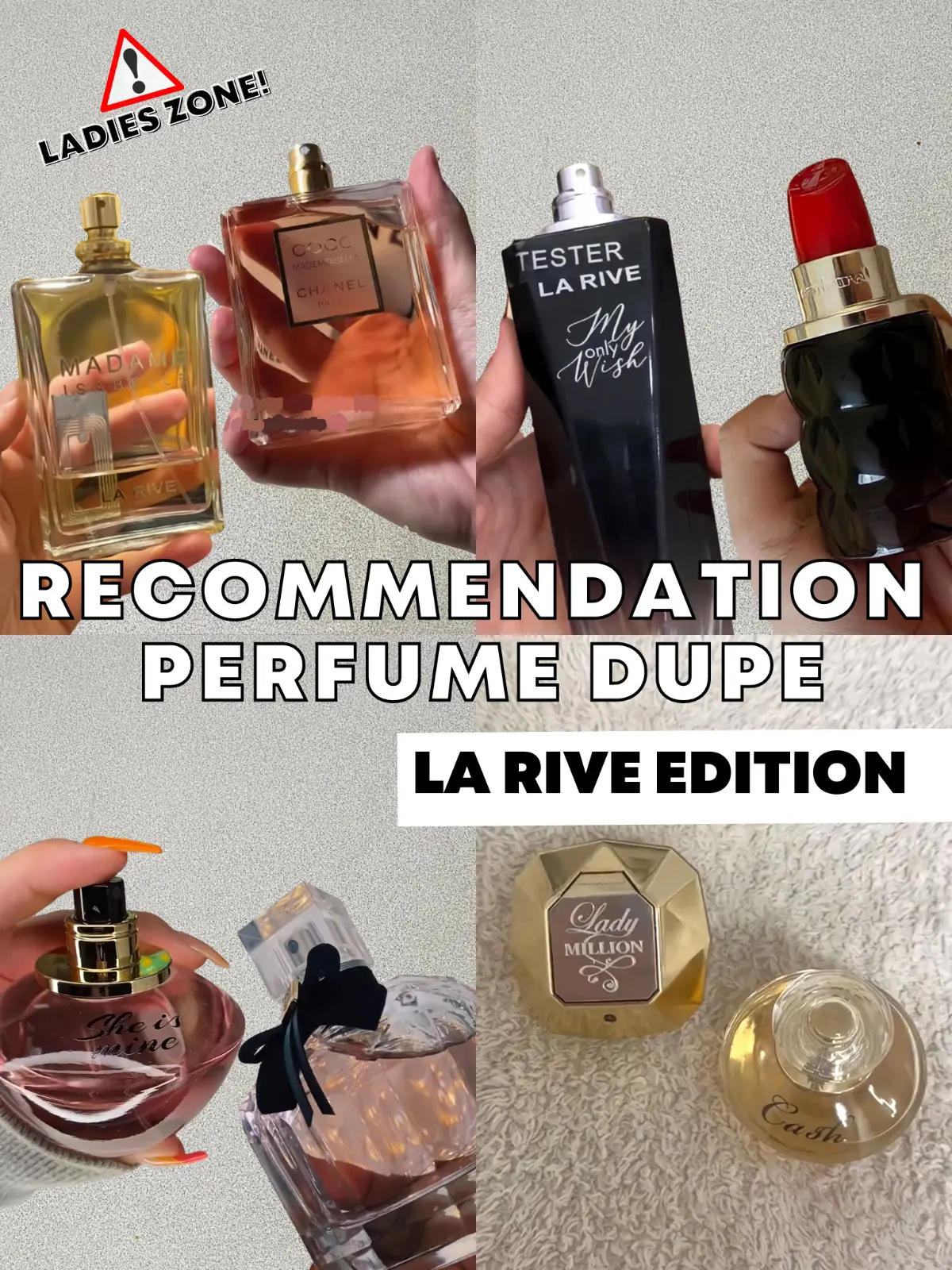 Recommendation perfume dupe, La rive edition! 👭🏻