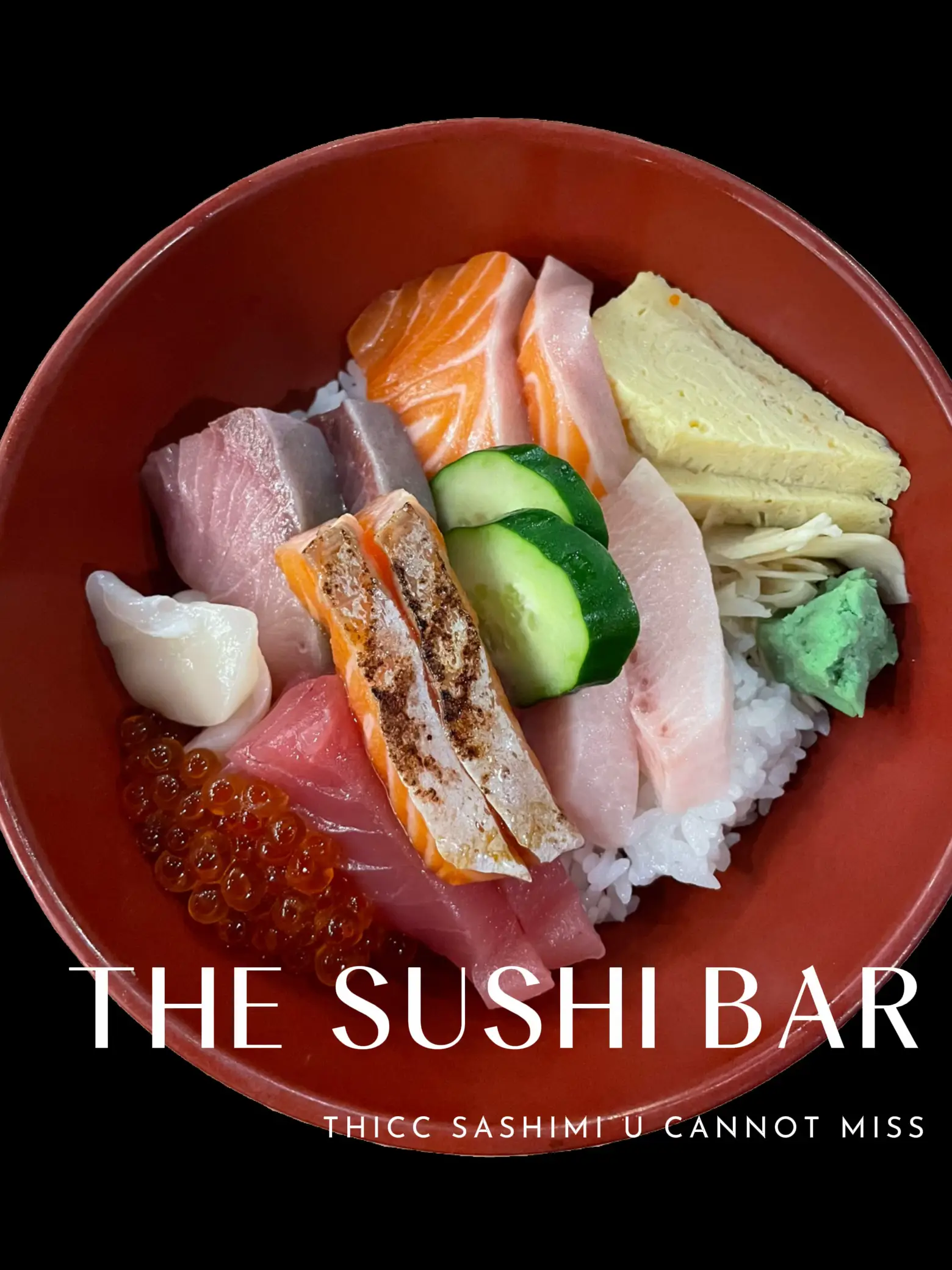chirashi don sushi bar
