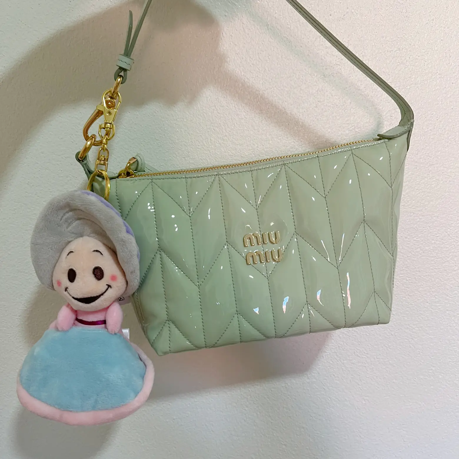 Miu Spirit quilted waxed mini bag Gallery posted by Nut Lemon8