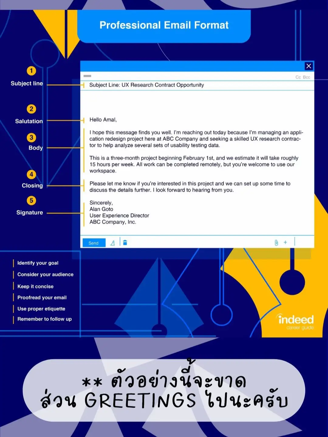 เขียนอีเมลสมัครฝึกงาน - การค้นหาใน Lemon8