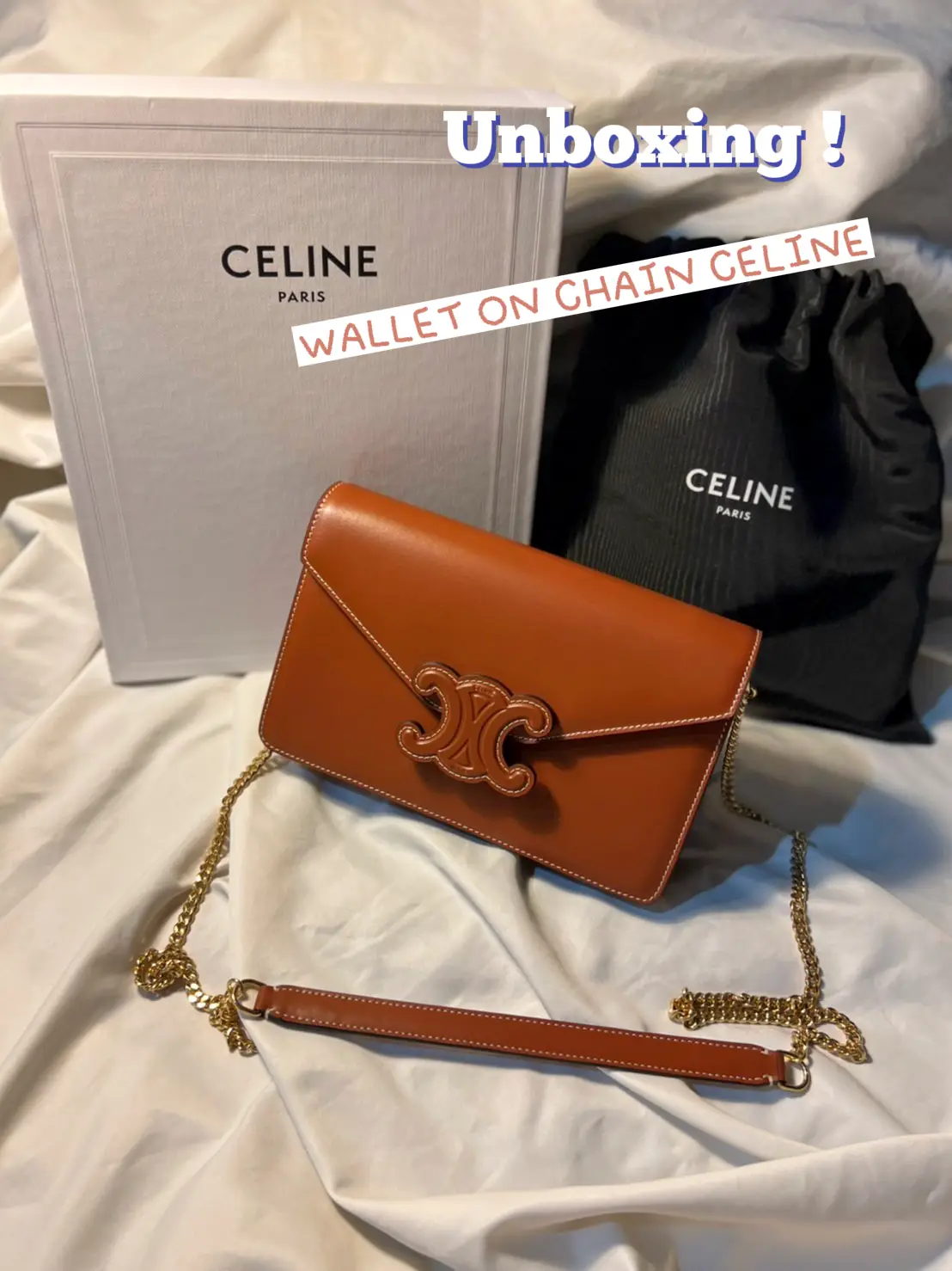 Unboxing ✨WALLET ON CHAIN CELINE, Gallery posted by W965