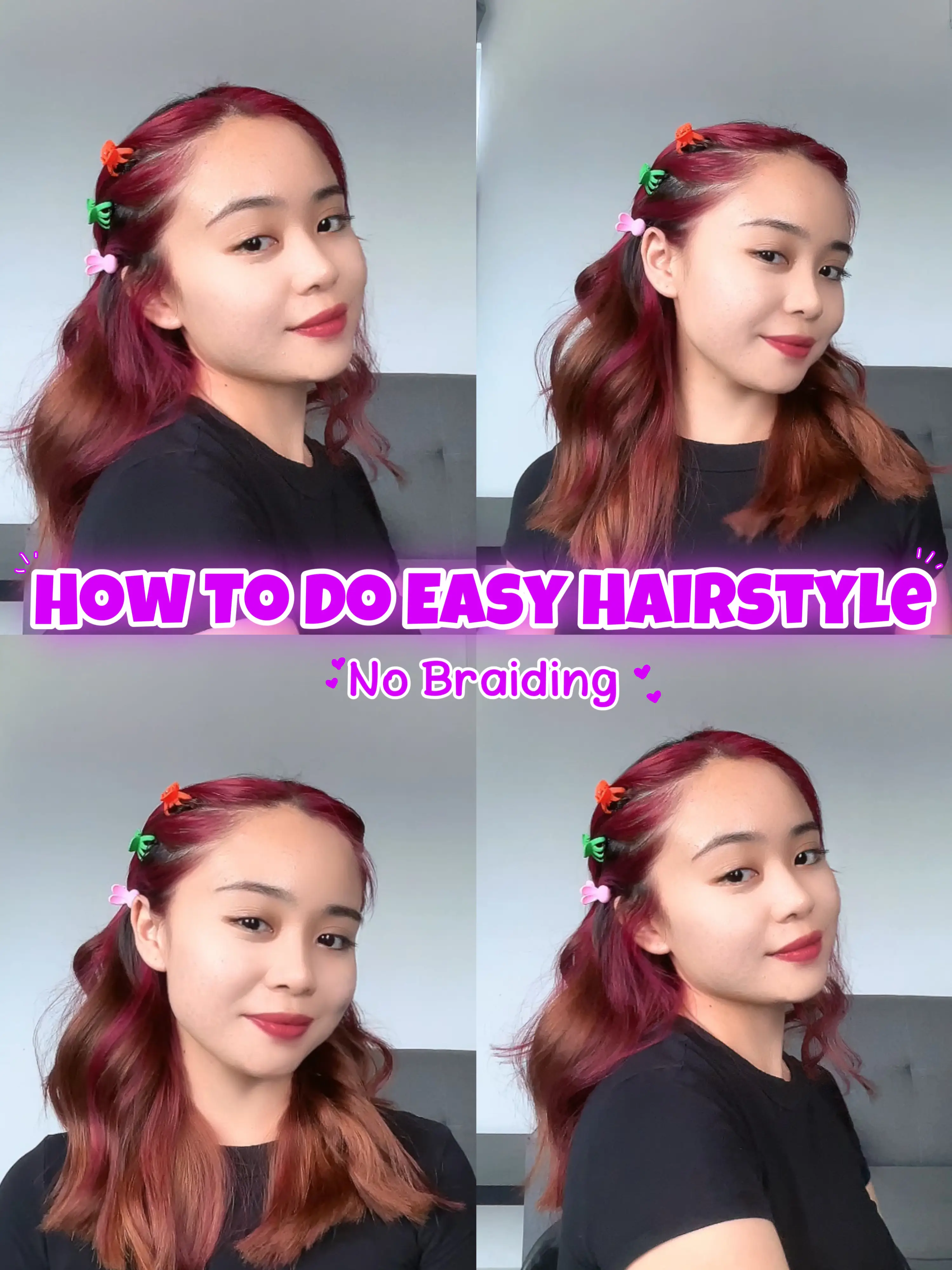 How to style your hair without braiding 😍, Video published by  ashantharosary