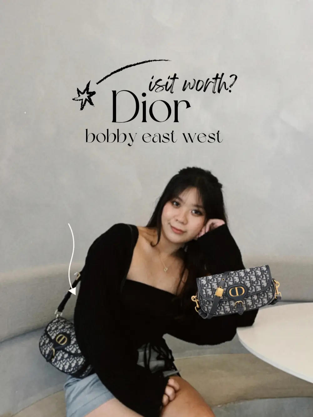 Dior Bobby East-West Bag Blue Dior Oblique Jacquard