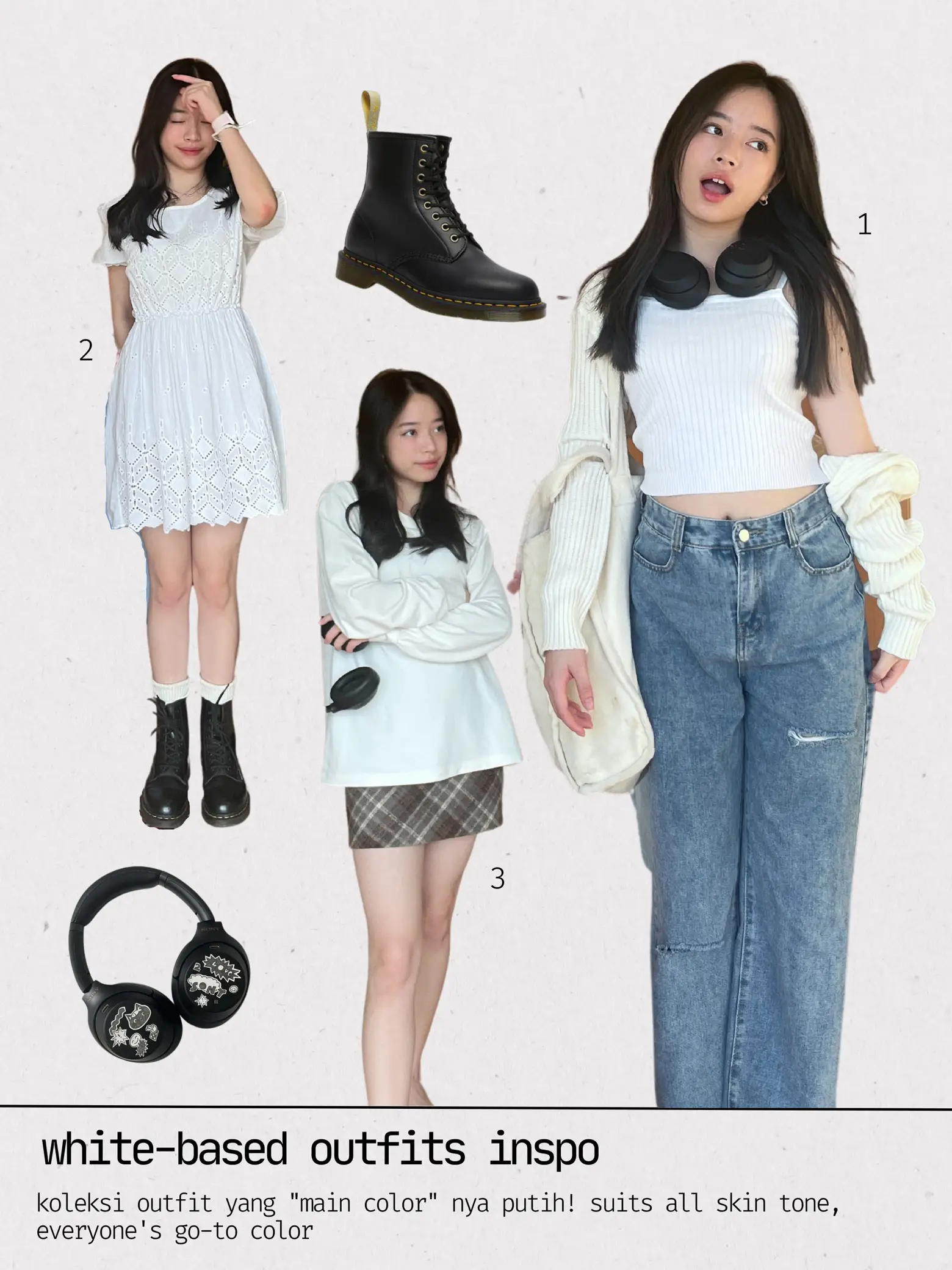 White-based Outfit Inspo!   👚✨ | Jennitjokroが投稿したフォト