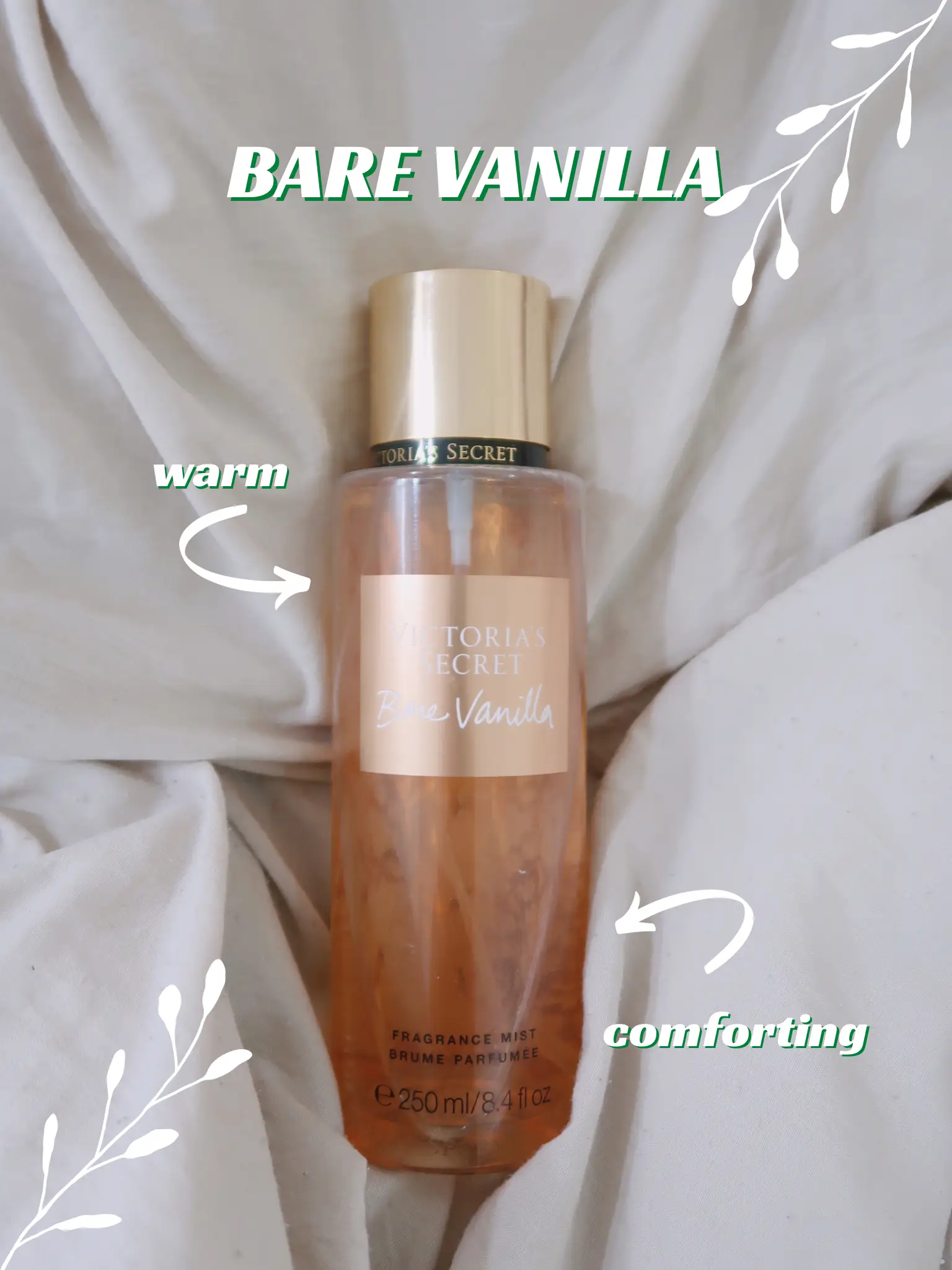 Victoria's Secret Bare Vanilla Fragrance Body Mist Spray 8.4 fl oz New