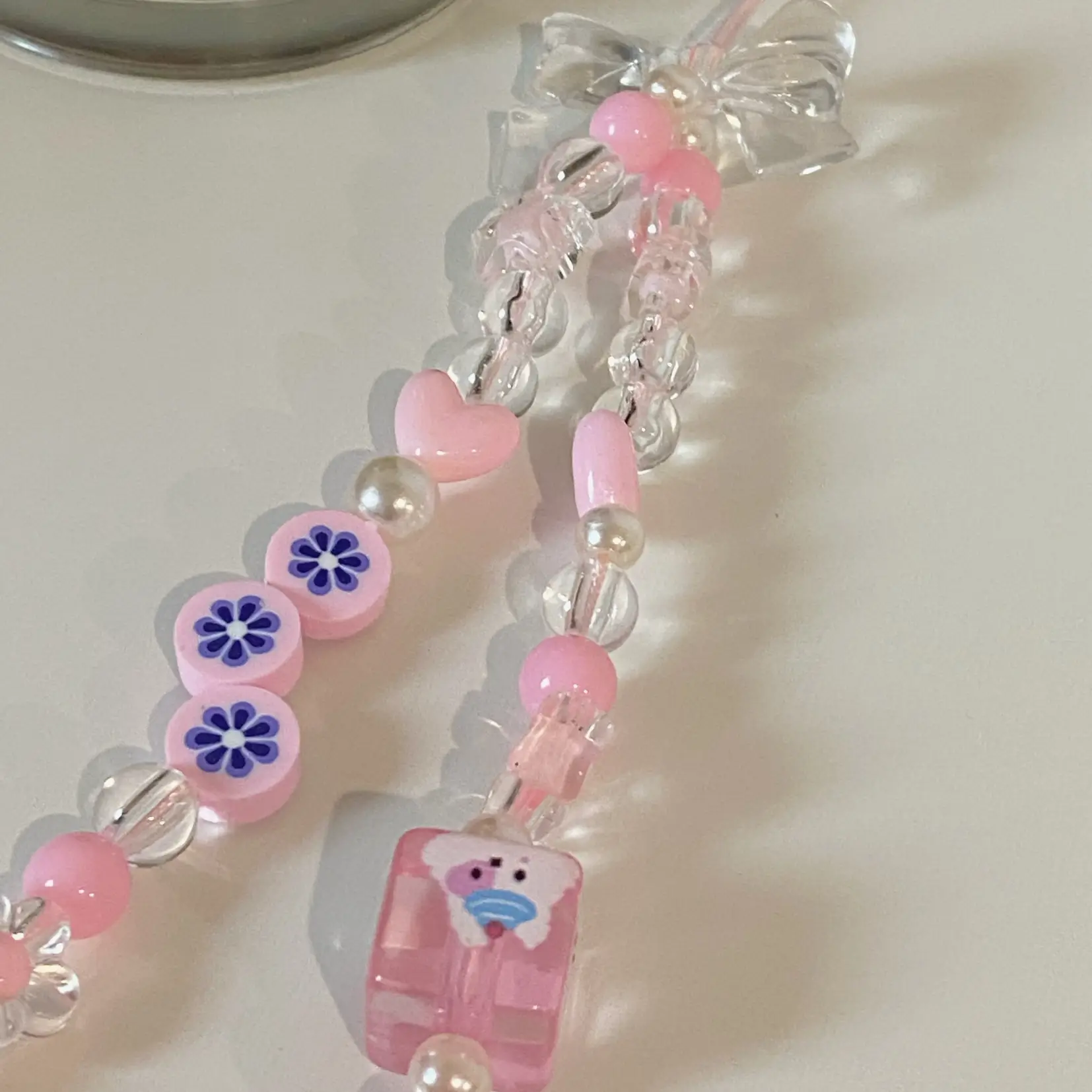 Sanrio beads #beads #diy #handmade #keychains #minitoy