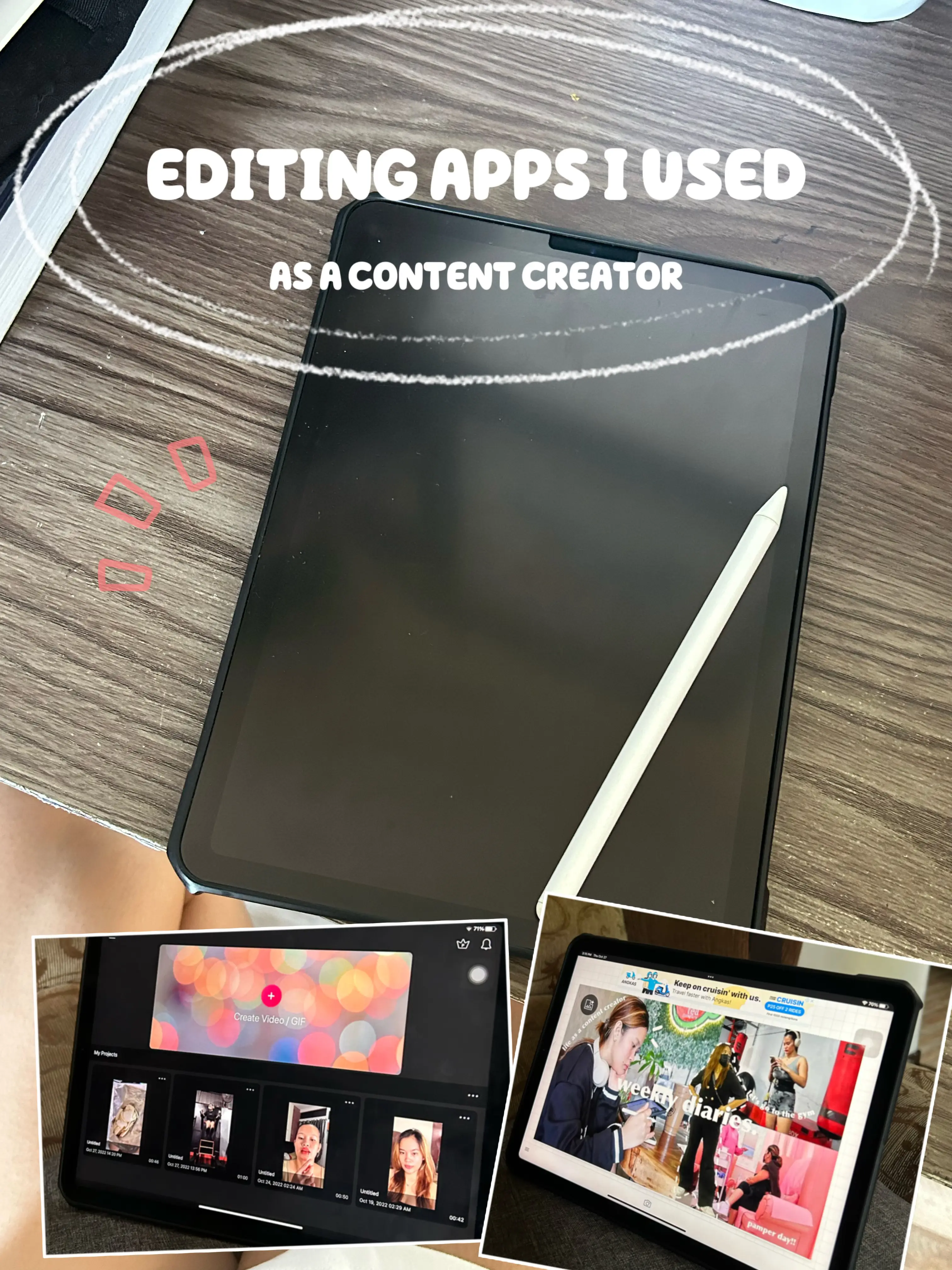 EDITING APPS I USED AS A CONTENT CREATOR's images(0)
