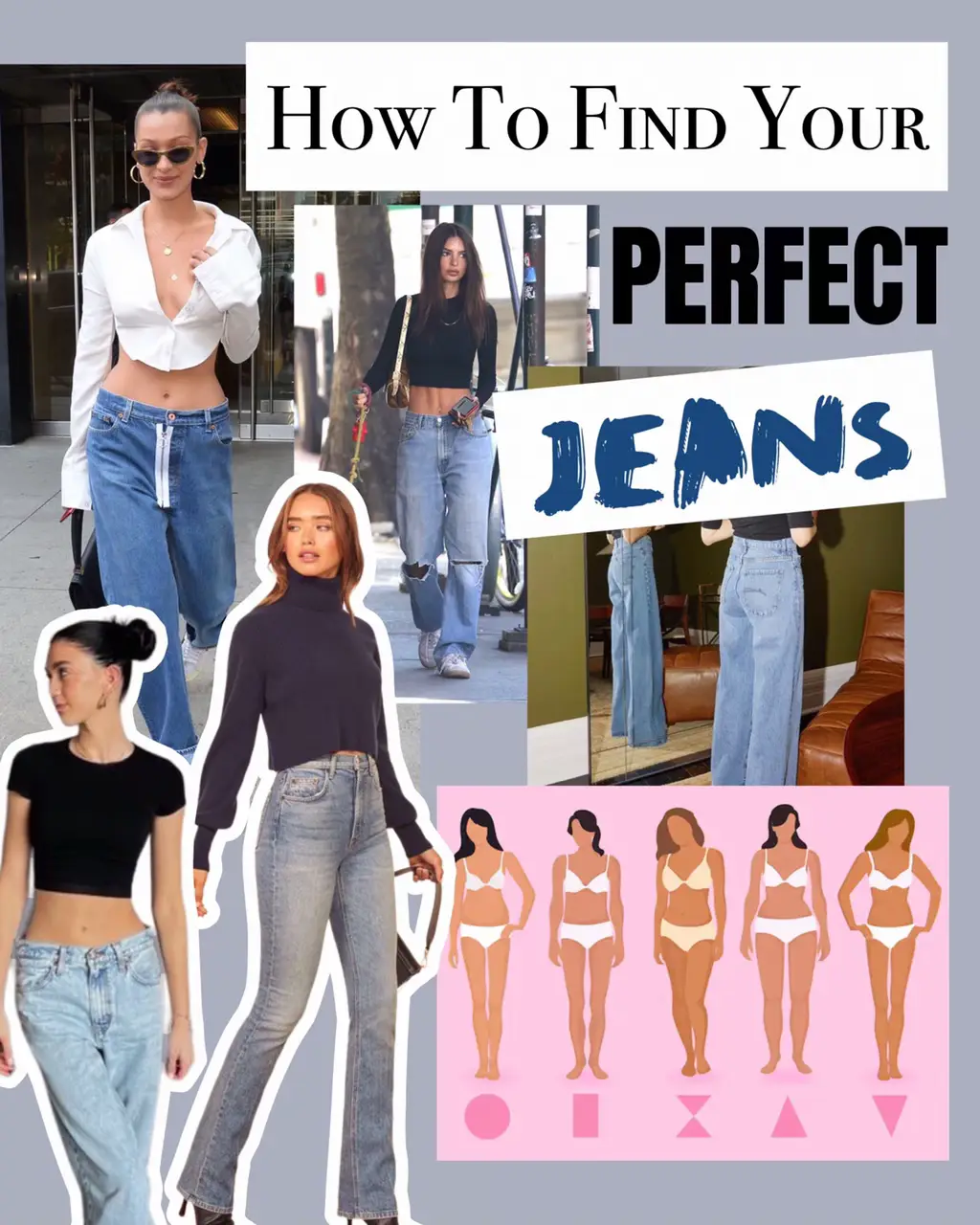 The Best Jeans for Your Body Type