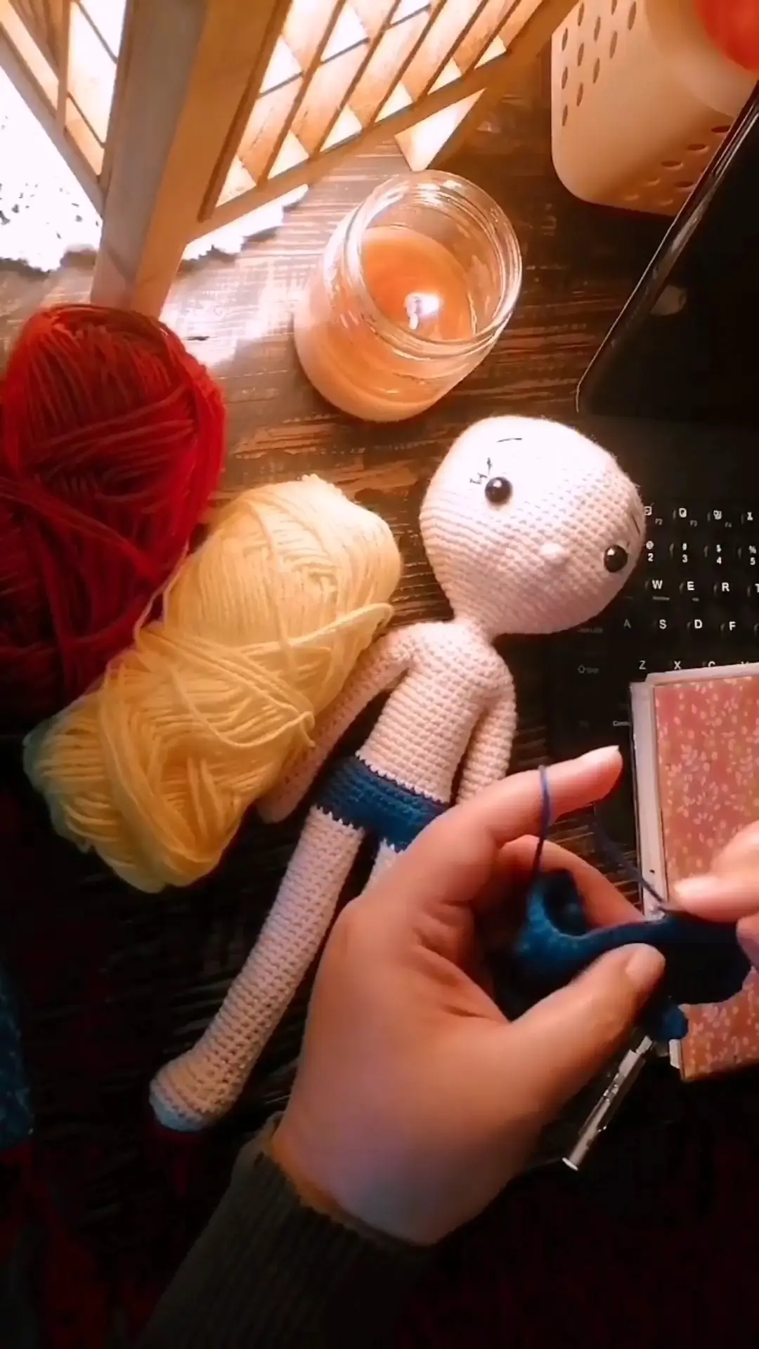 オーダーで作ります ハンドメイド くらげのあみぐるみ ぬいぐるみ 