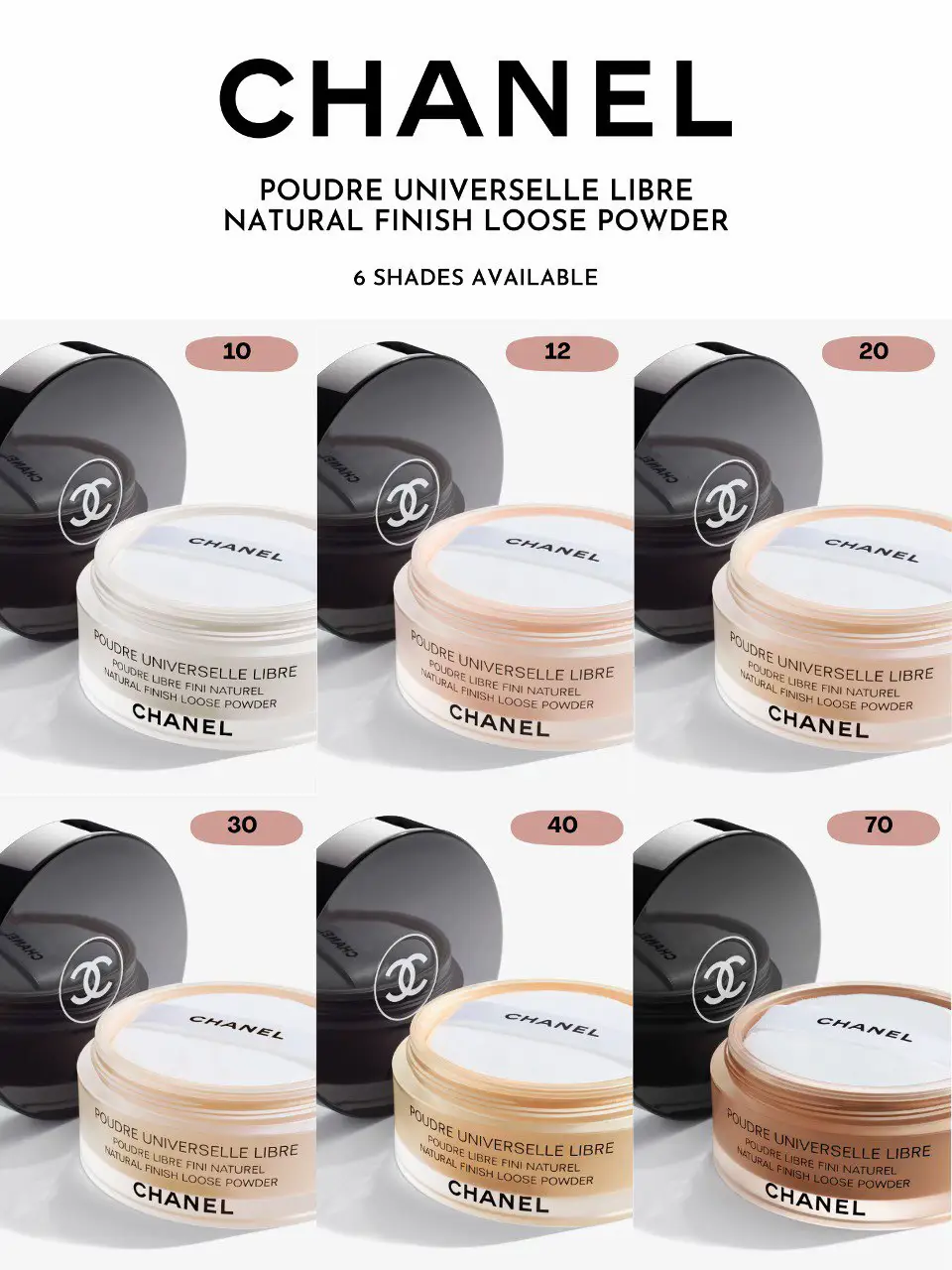 Chanel Poudre Universelle Libre Natural Finish Loose Powder 70 New